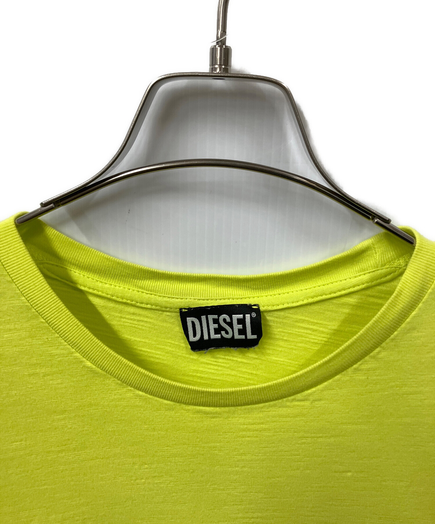 中古・古着通販】DIESEL (ディーゼル) Tシャツ イエロー 黄緑 サイズ 