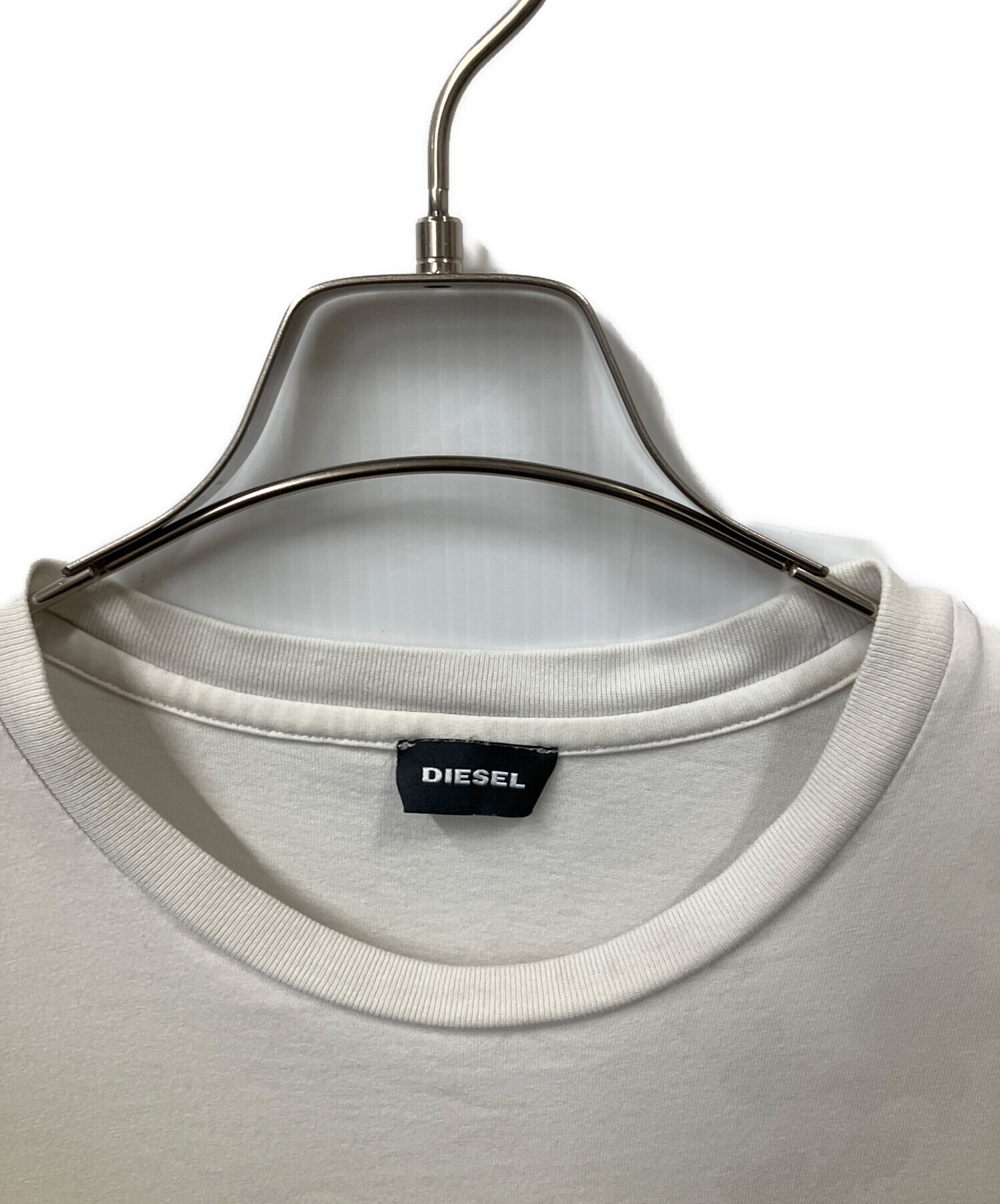 中古・古着通販】DIESEL (ディーゼル) プリントTシャツ ホワイト
