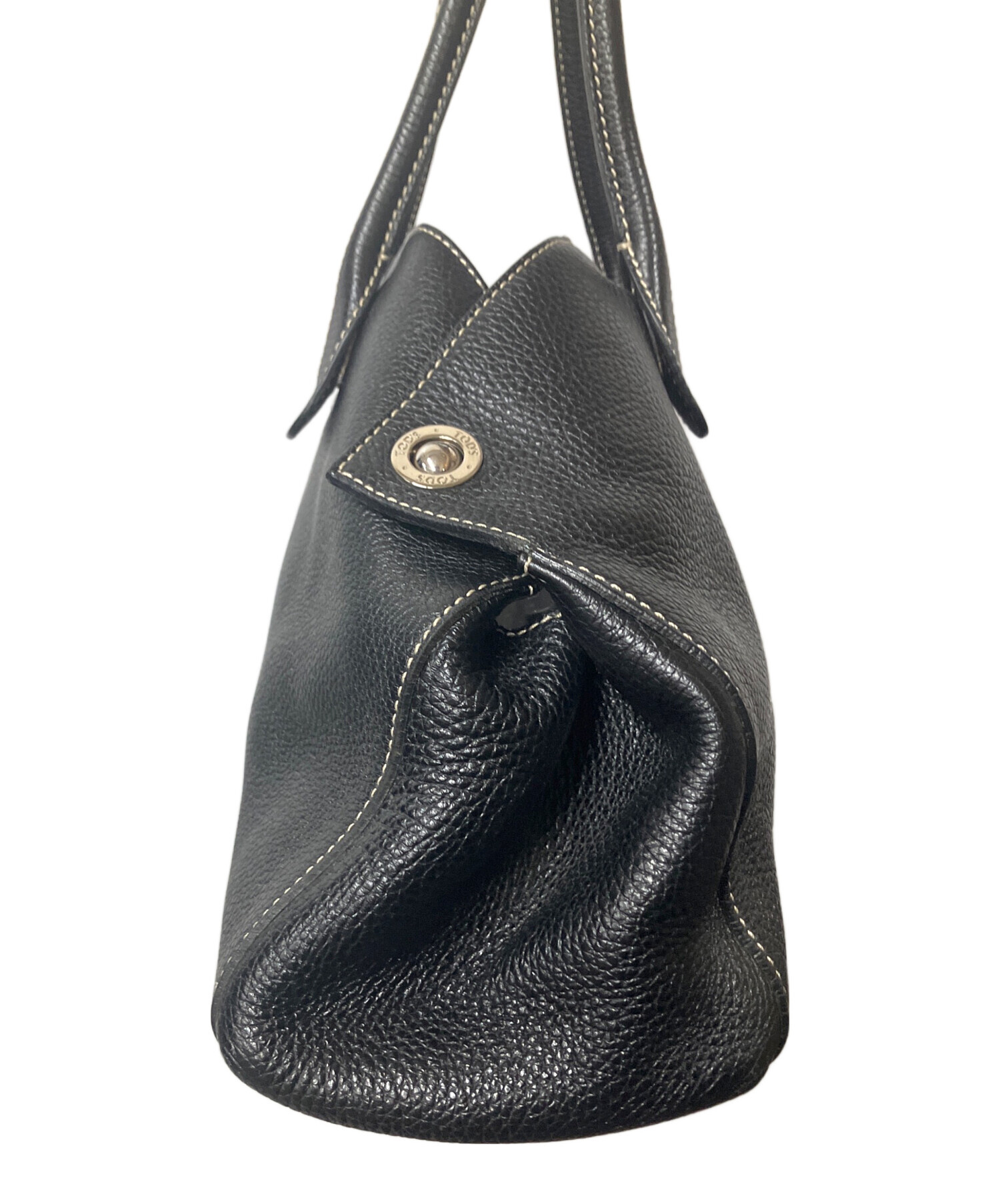 中古・古着通販】TOD'S (トッズ) レザートートバッグ ブラック