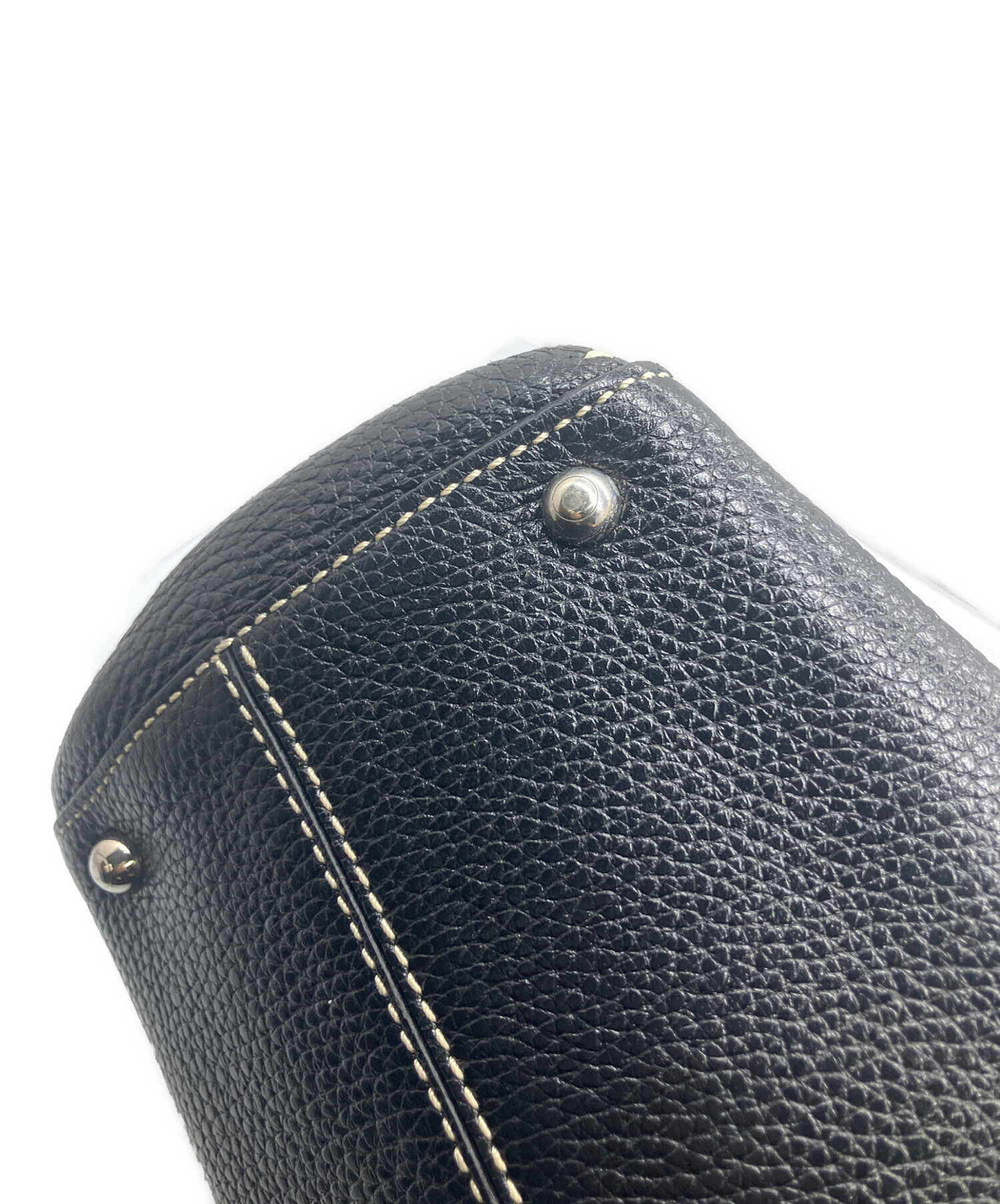 中古・古着通販】TOD'S (トッズ) レザートートバッグ ブラック