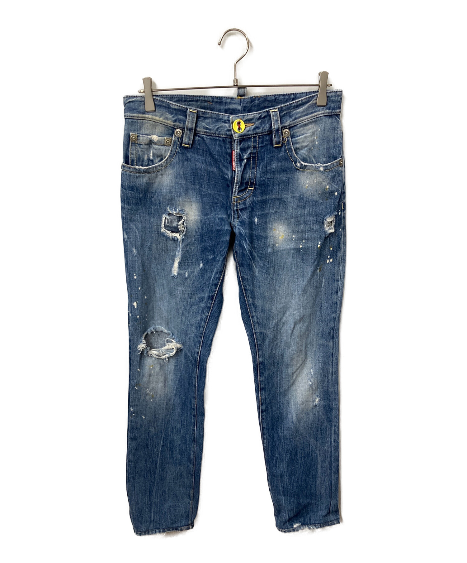 中古・古着通販】DSQUARED2 (ディースクエアード) クラッシュデニム