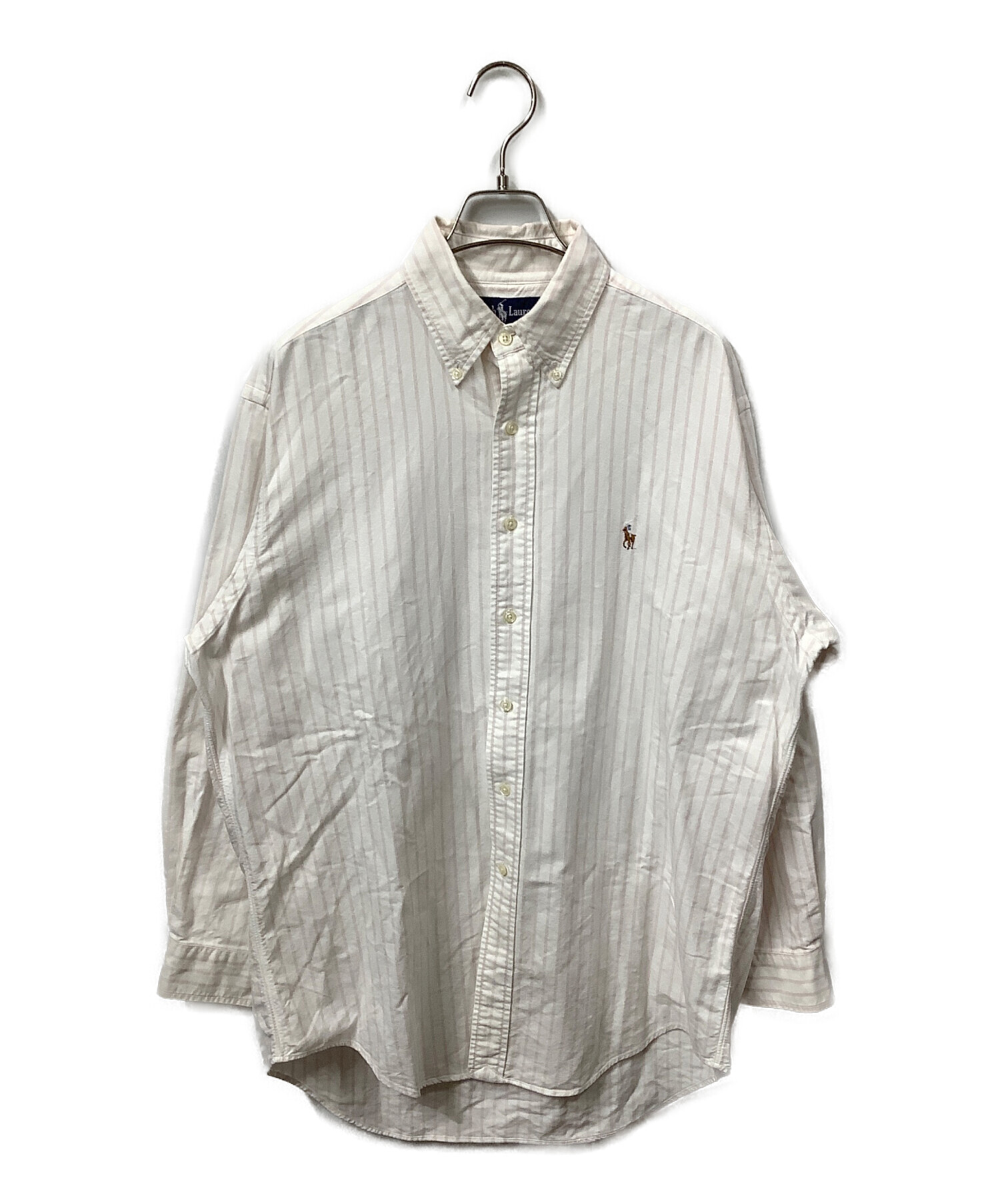 中古・古着通販】RALPH LAUREN (ラルフローレン) 長袖シャツ ホワイト 