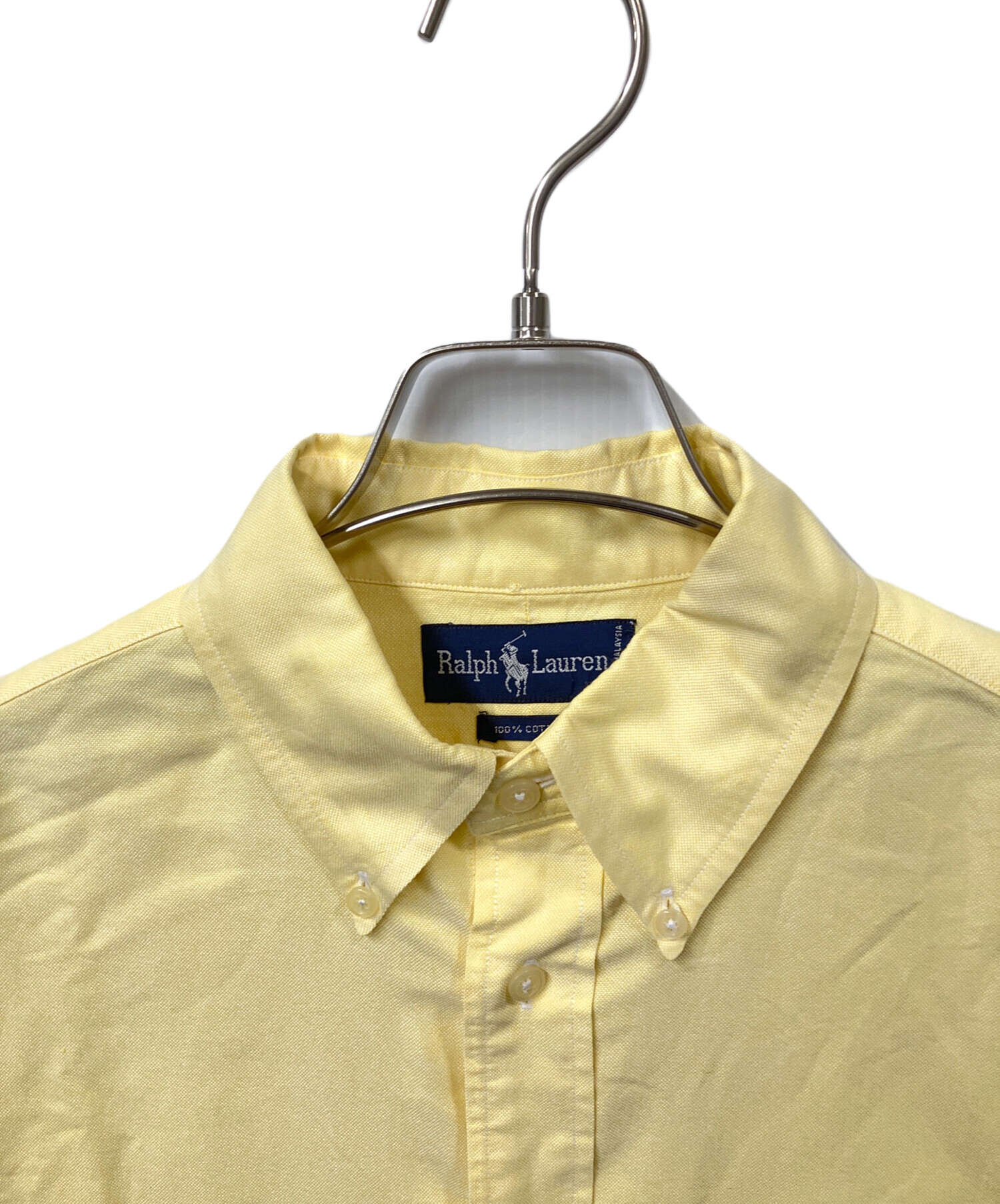 中古・古着通販】RALPH LAUREN (ラルフローレン) 長袖シャツ イエロー