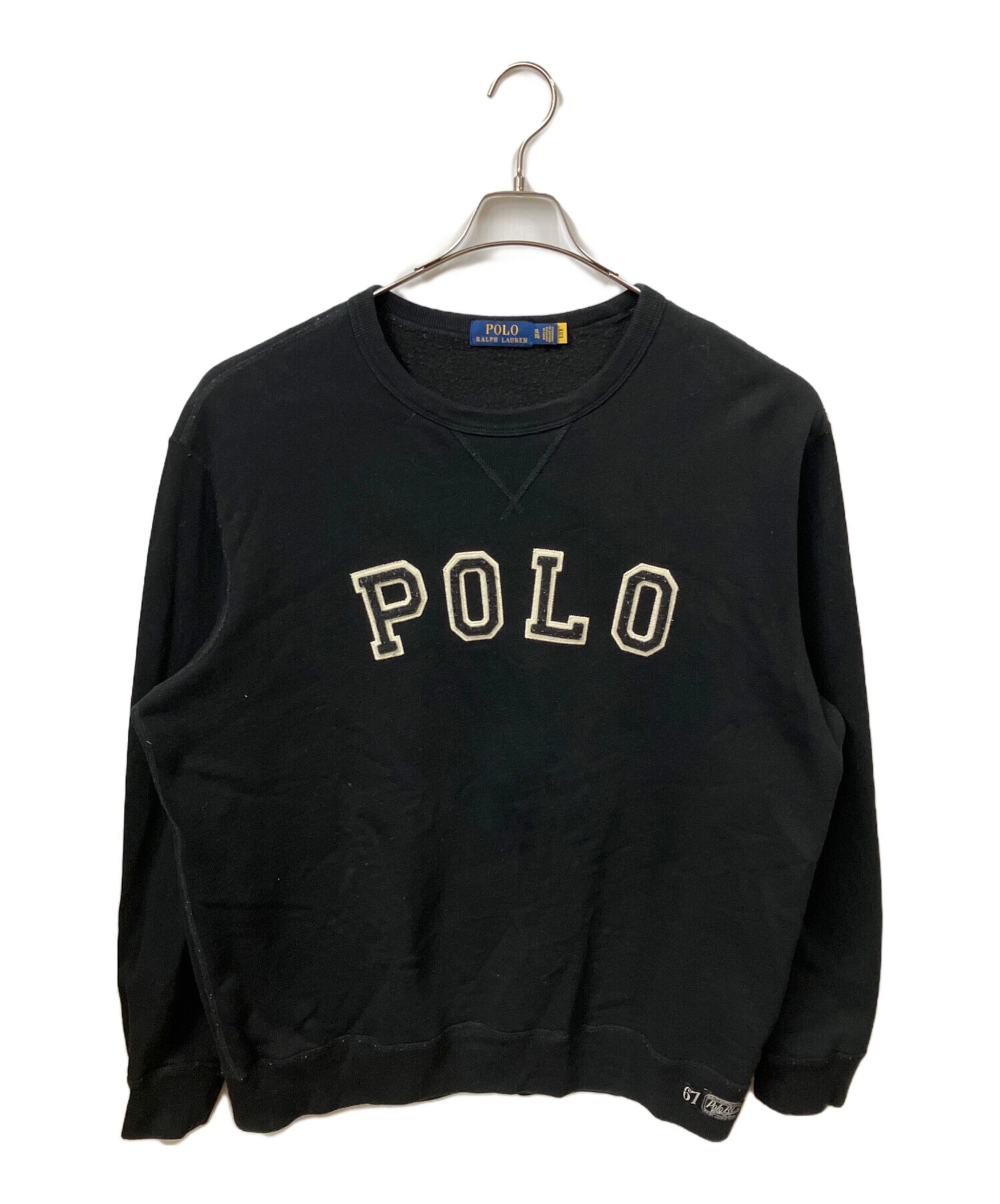 レア フェード ビンテージ 90s デカロゴ ラルフローレン スウェット 中古・古着通販】POLO RALPH LAUREN (ポロ・ラルフローレン