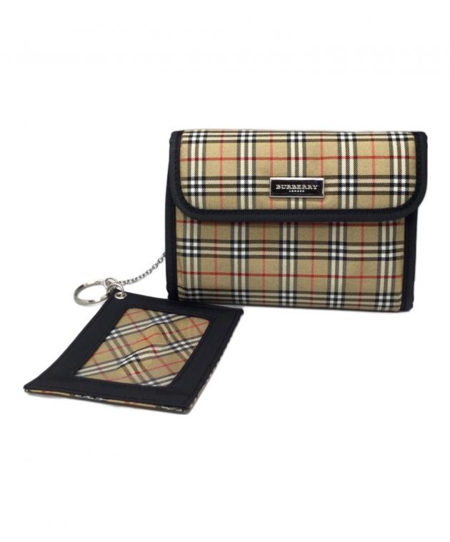 中古・古着通販】BURBERRY LONDON (バーバリーロンドン) 3つ折り財布