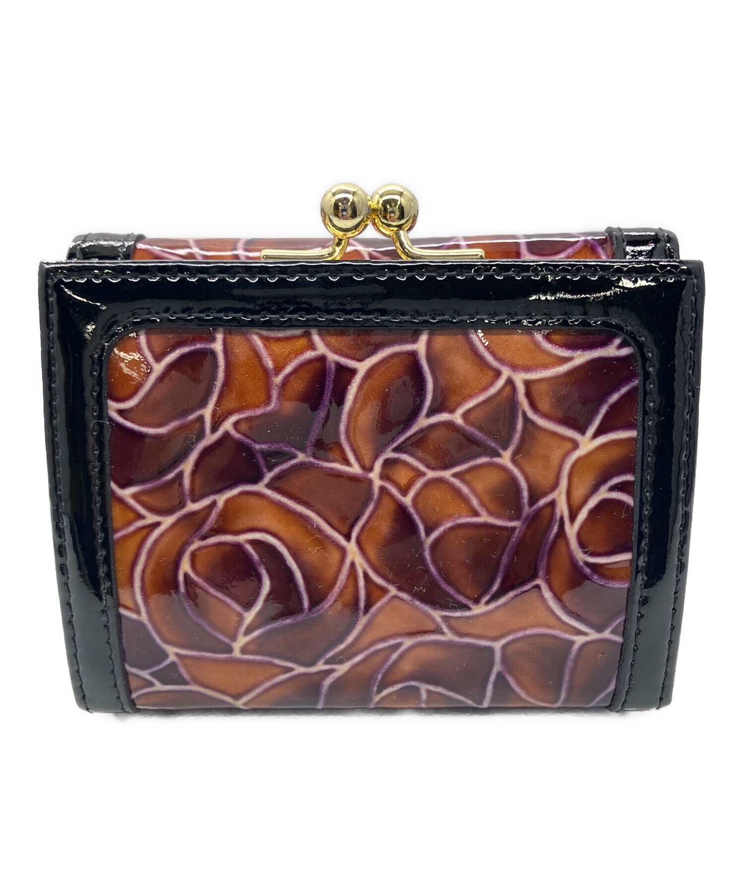 中古・古着通販】ANNA SUI (アナスイ) 3つ折り財布 ブラック｜ブランド 