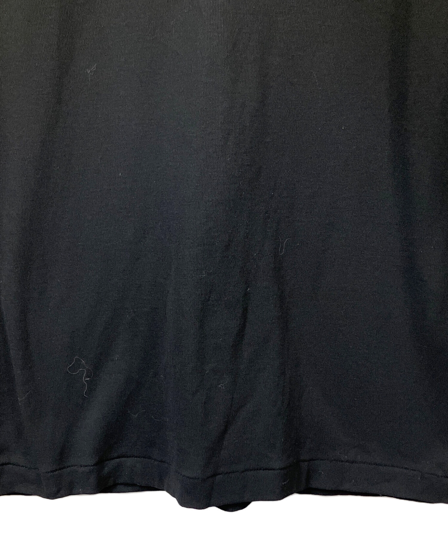 中古・古着通販】Y's (ワイズ) 半袖カットソー ブラック ブラック
