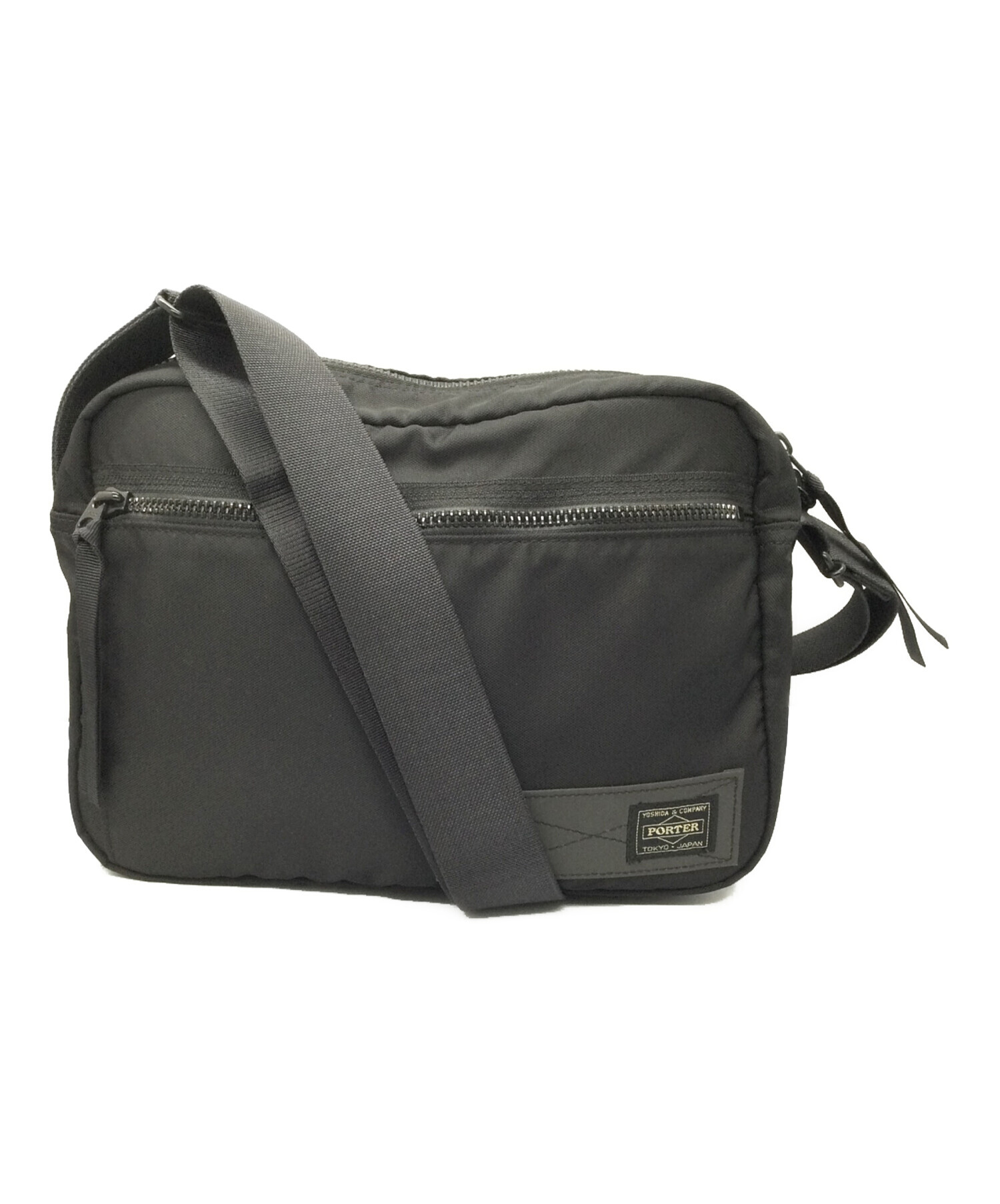 中古・古着通販】PORTER (ポーター) ショルダーバッグ ブラック