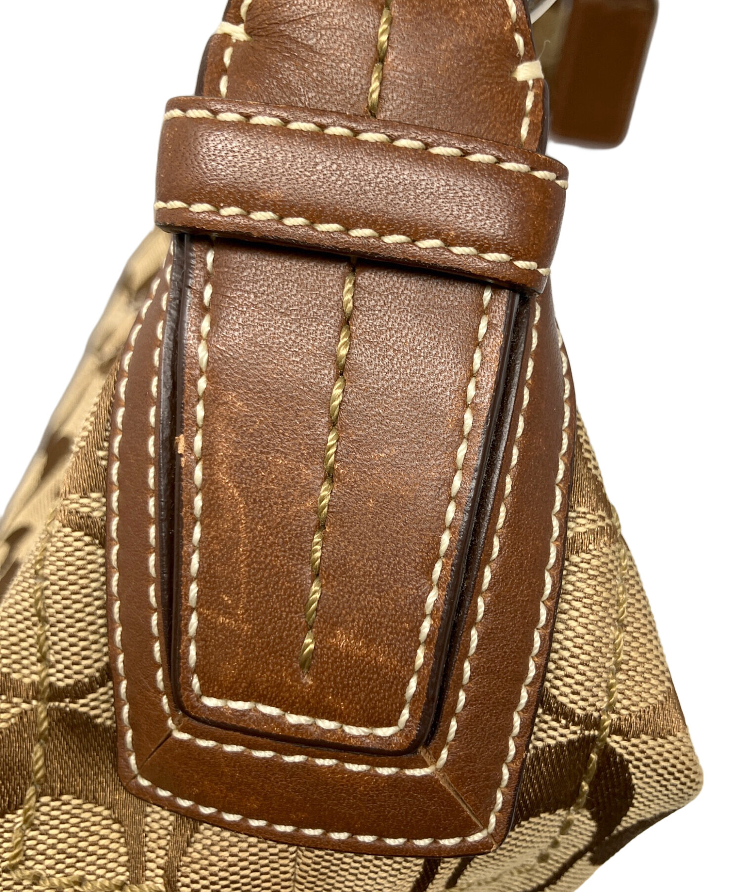 中古・古着通販】COACH (コーチ) ワンショルダーバッグ シグネチャー