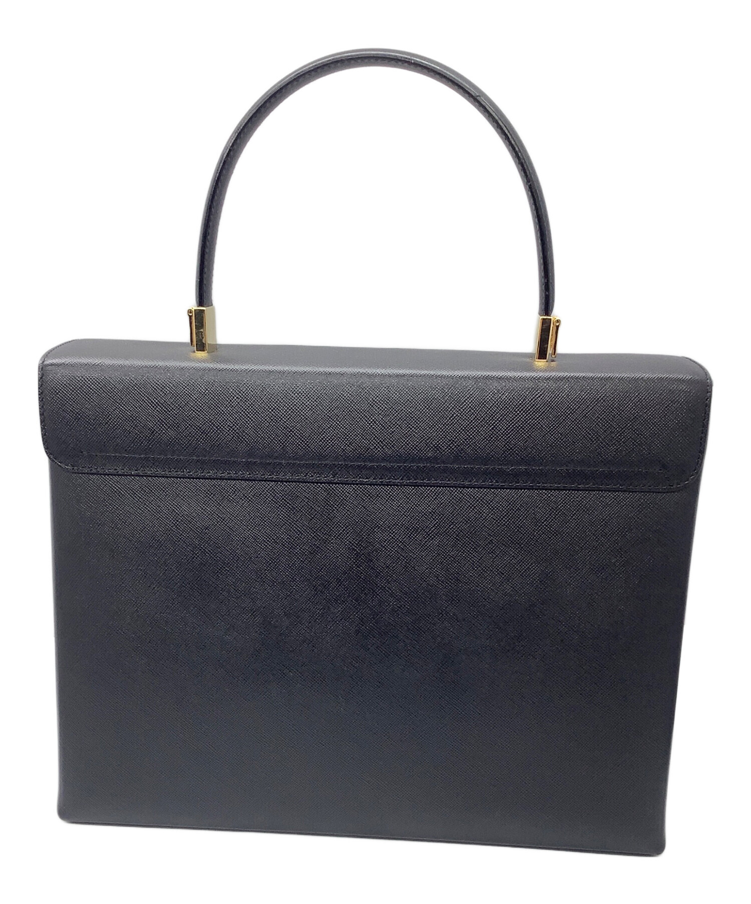 サルヴァトーレフェラガモ トートバッグ 2way ガンチーニ レザー ネイビー 中古・古着通販】Salvatore Ferragamo (サルヴァトーレ フェラガモ