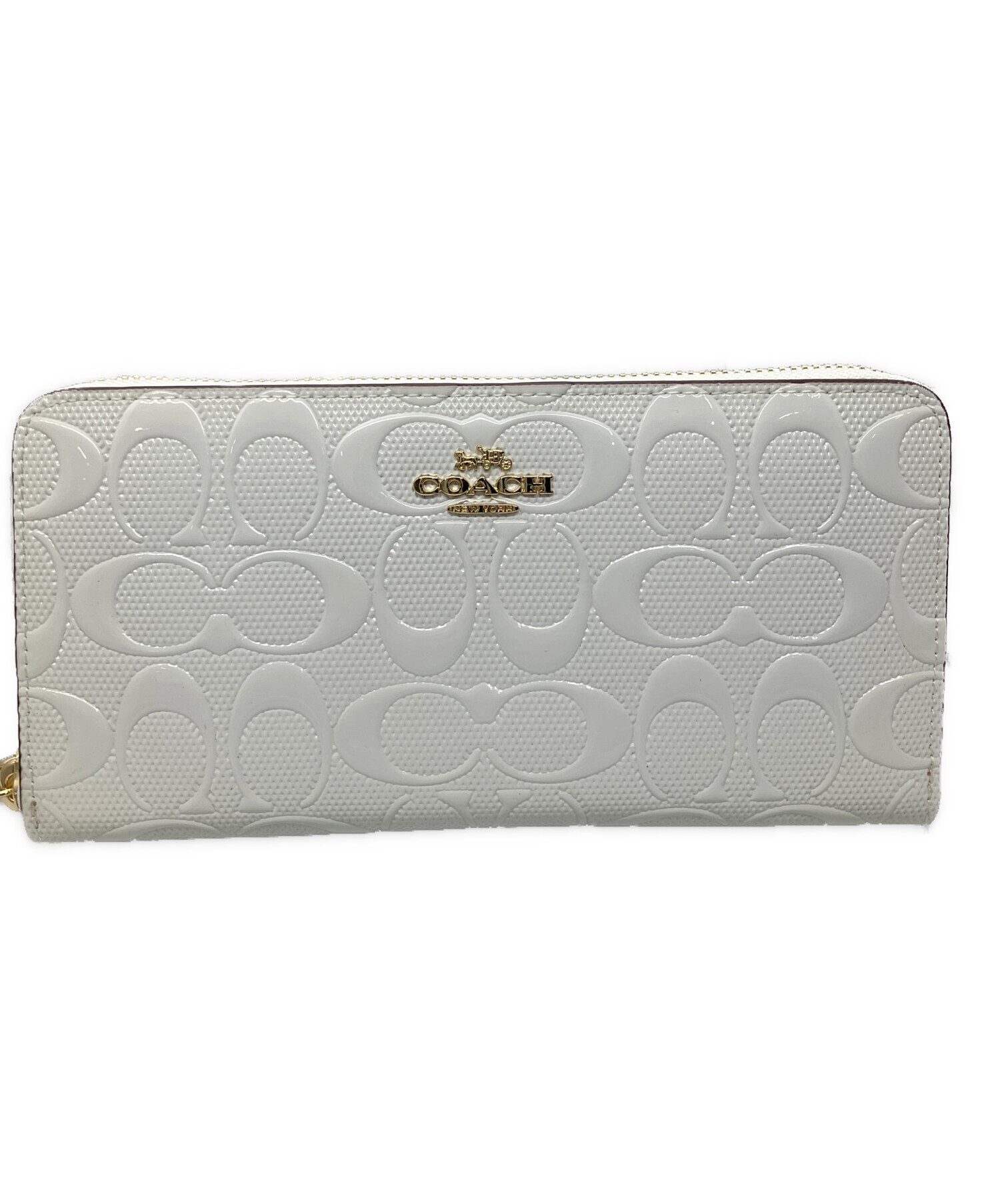中古・古着通販】COACH (コーチ) 長財布 ホワイト｜ブランド・古着通販 