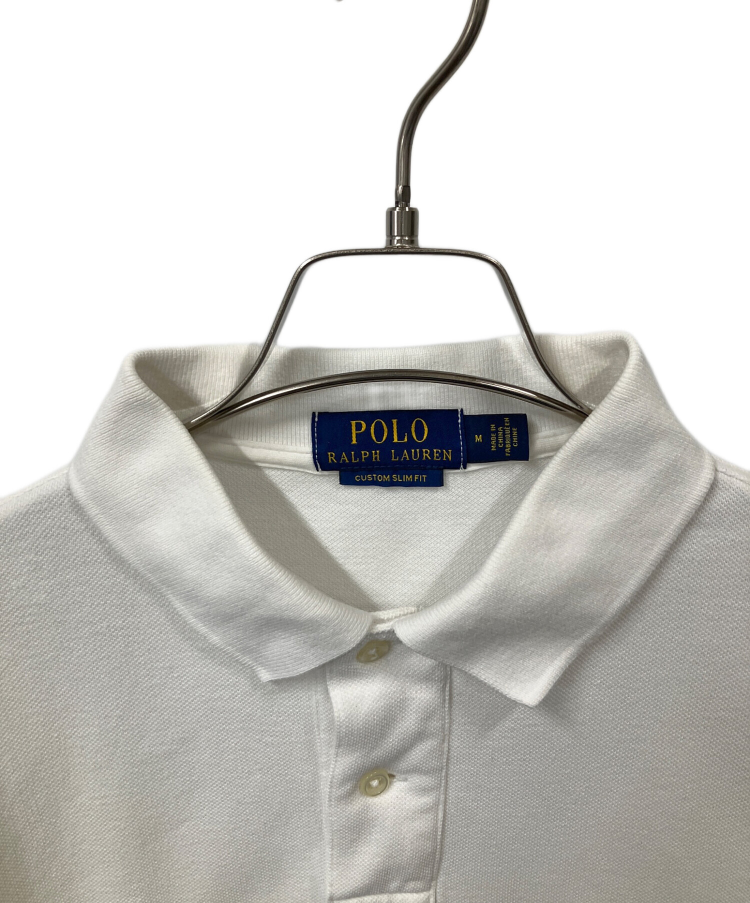 新品未使用品♪Polo Ralph Lauren ホワイトポロシャツM 中古・古着通販】POLO RALPH LAUREN (ポロ・ラルフローレン