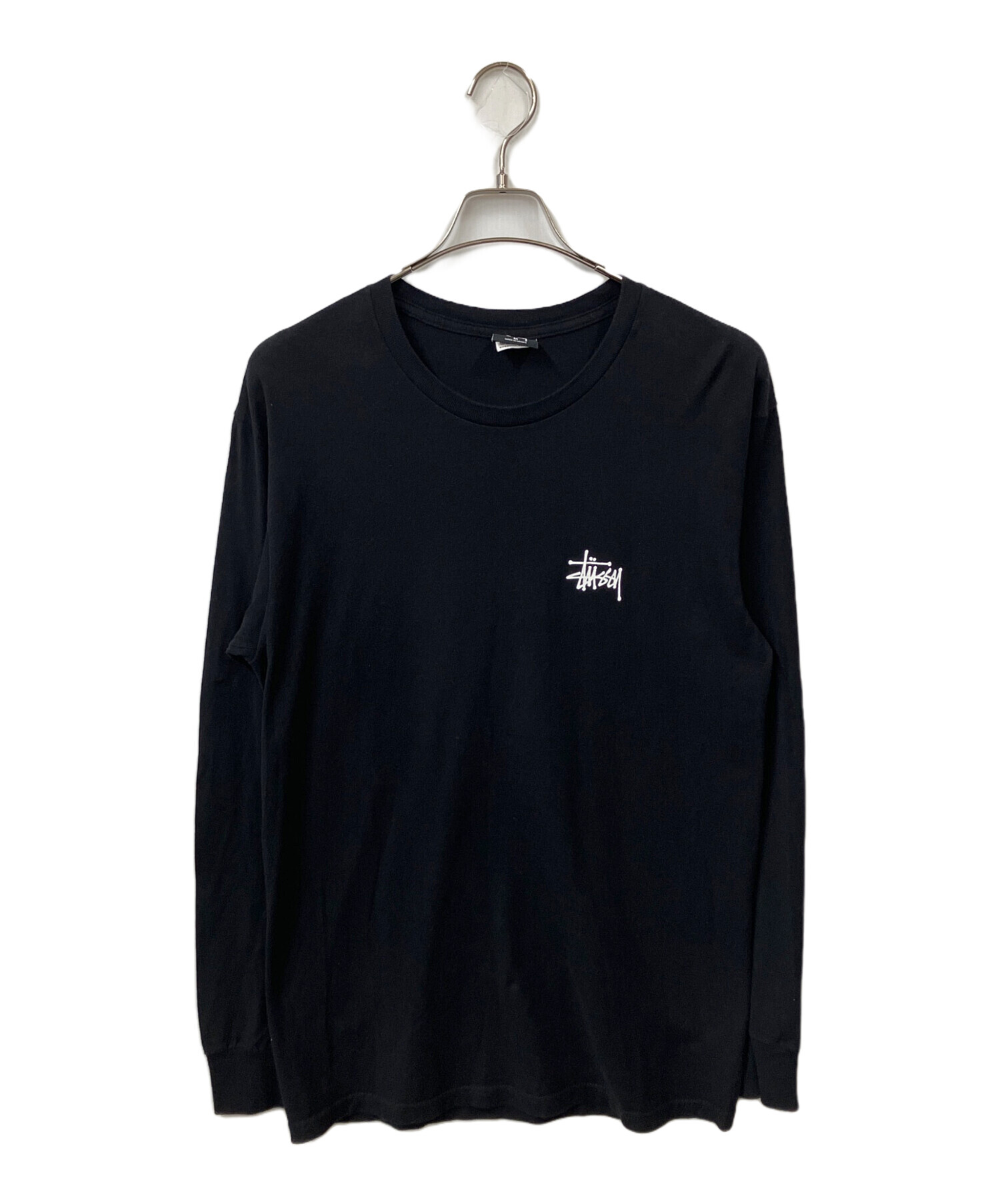 中古・古着通販】stussy (ステューシー) ロゴカットソー ブラック