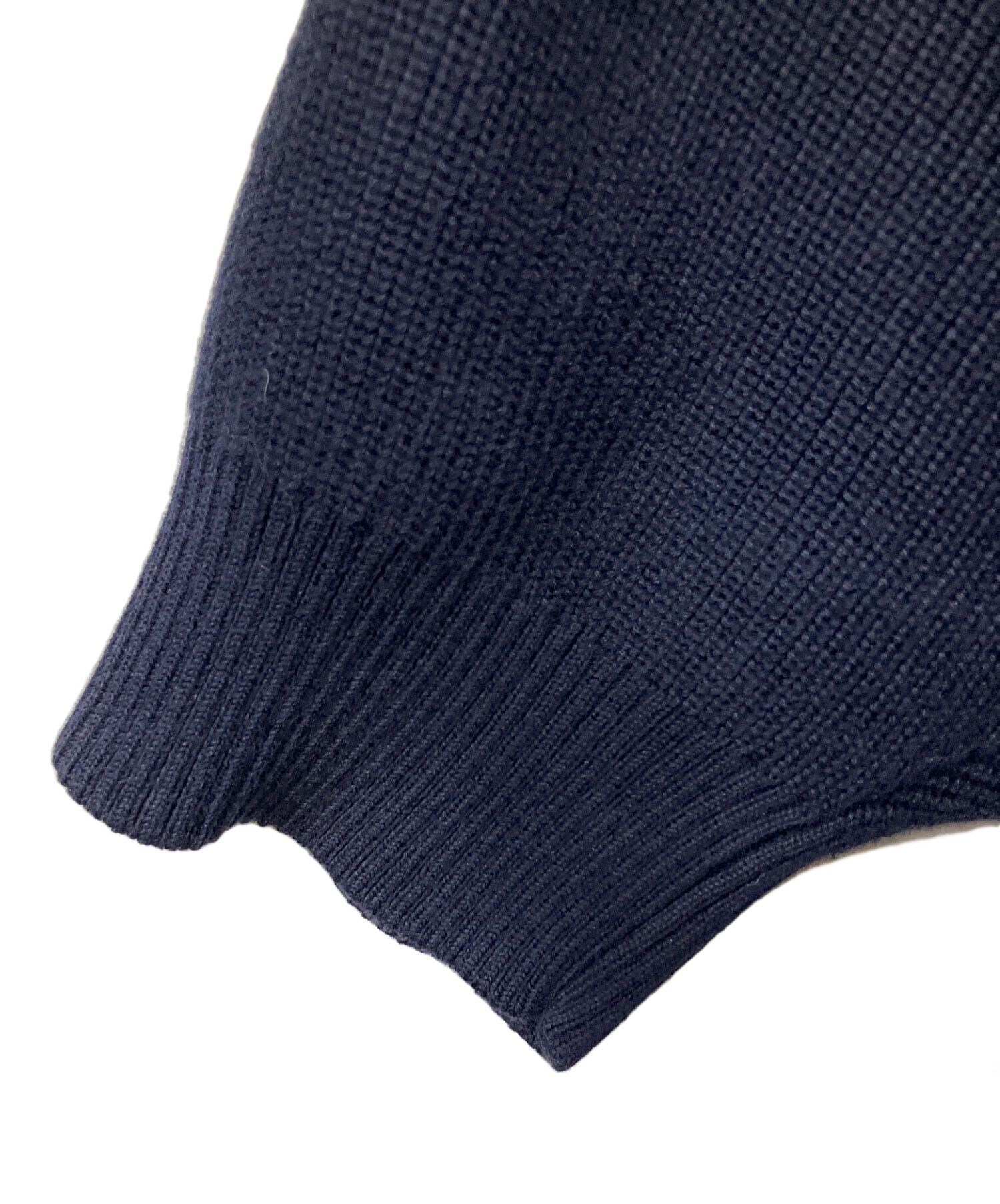 sacai ネイビー半袖ワンピース 中古・古着通販】sacai (サカイ) 半袖ワンピース ネイビー×イエロー
