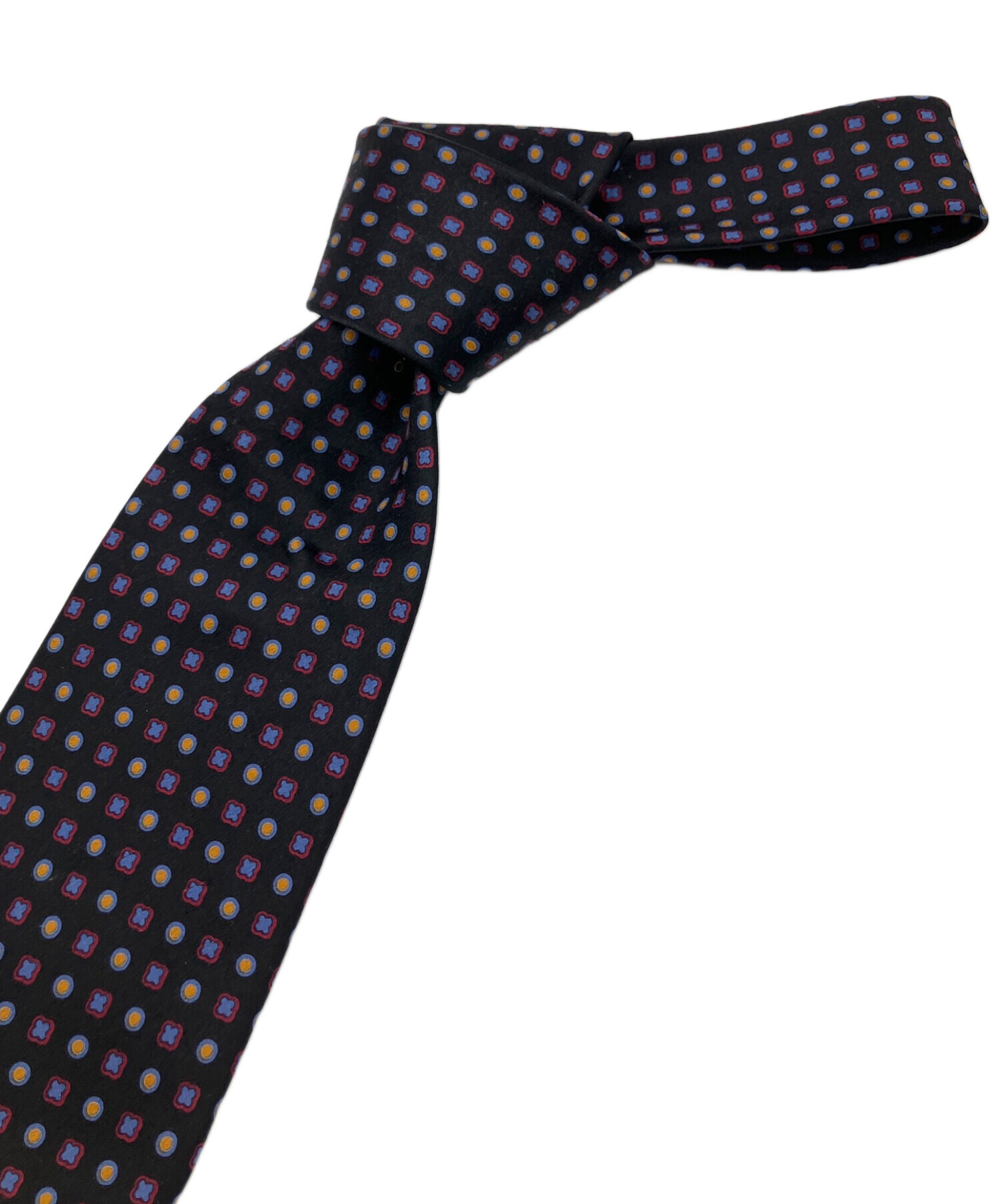 中古・古着通販】BRIONI (ブリオーニ) シルクネクタイ ブラック