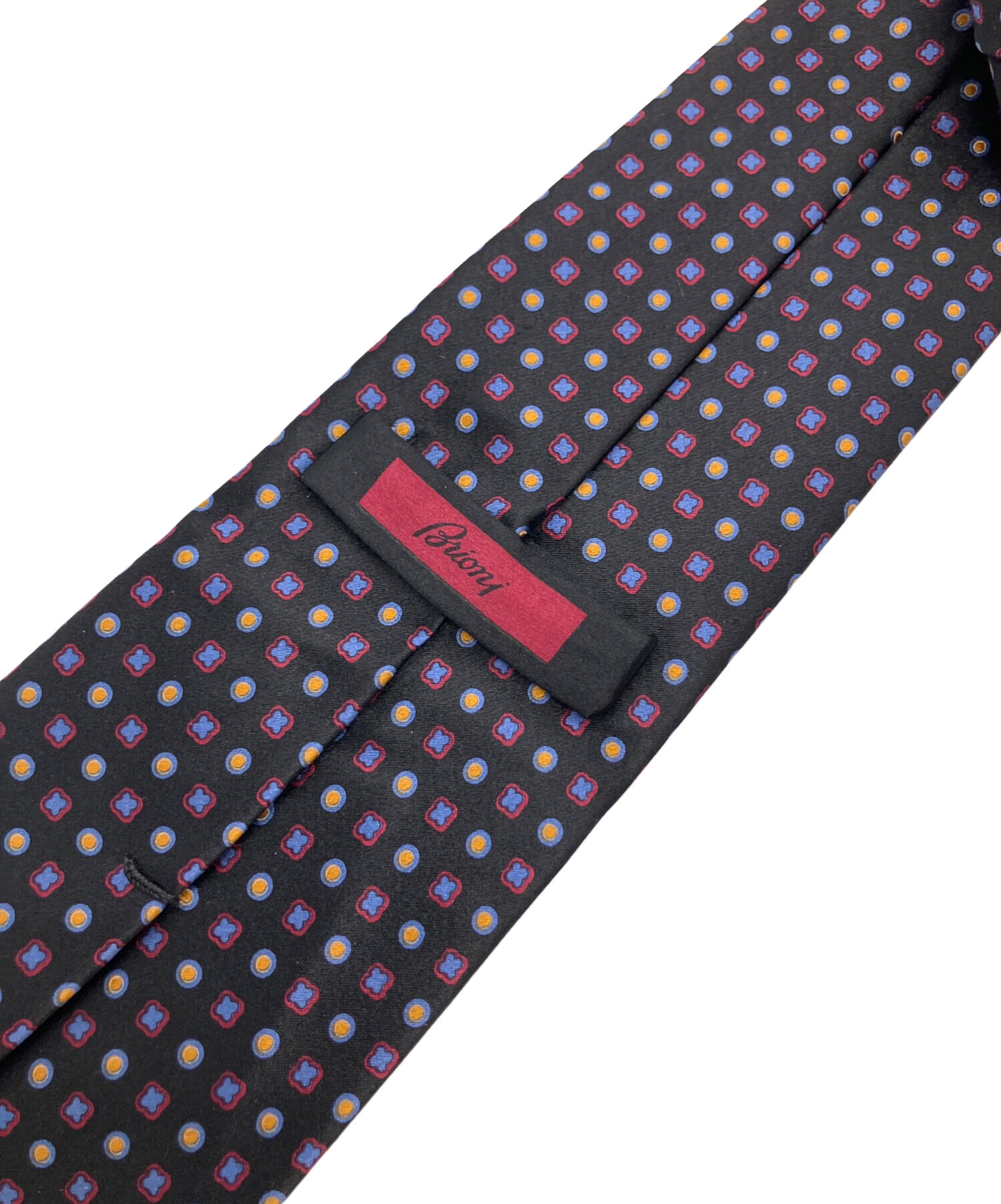 中古・古着通販】BRIONI (ブリオーニ) シルクネクタイ ブラック