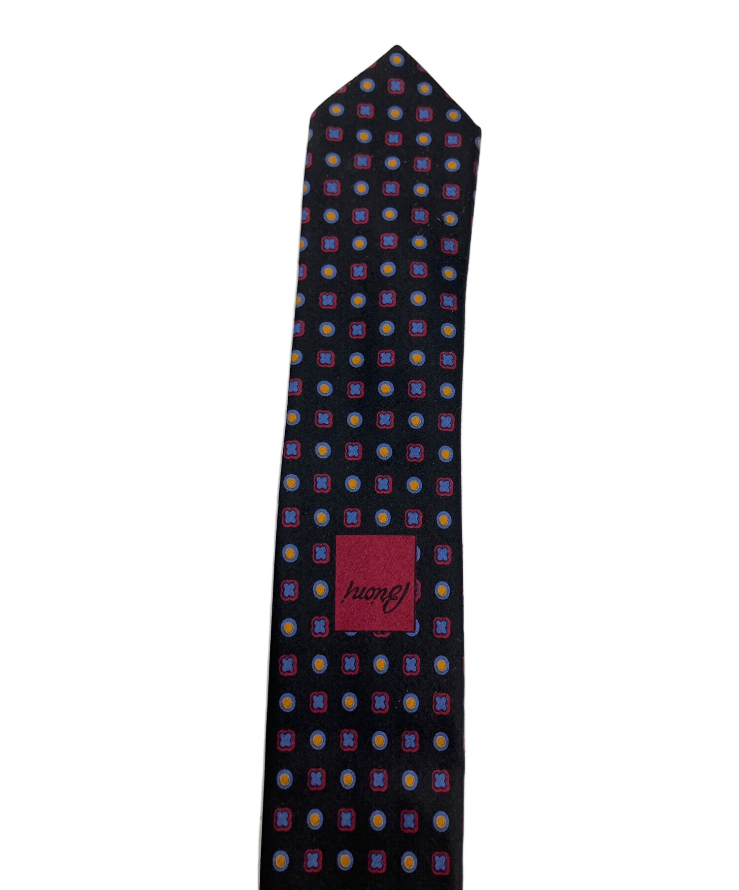 中古・古着通販】BRIONI (ブリオーニ) シルクネクタイ ブラック