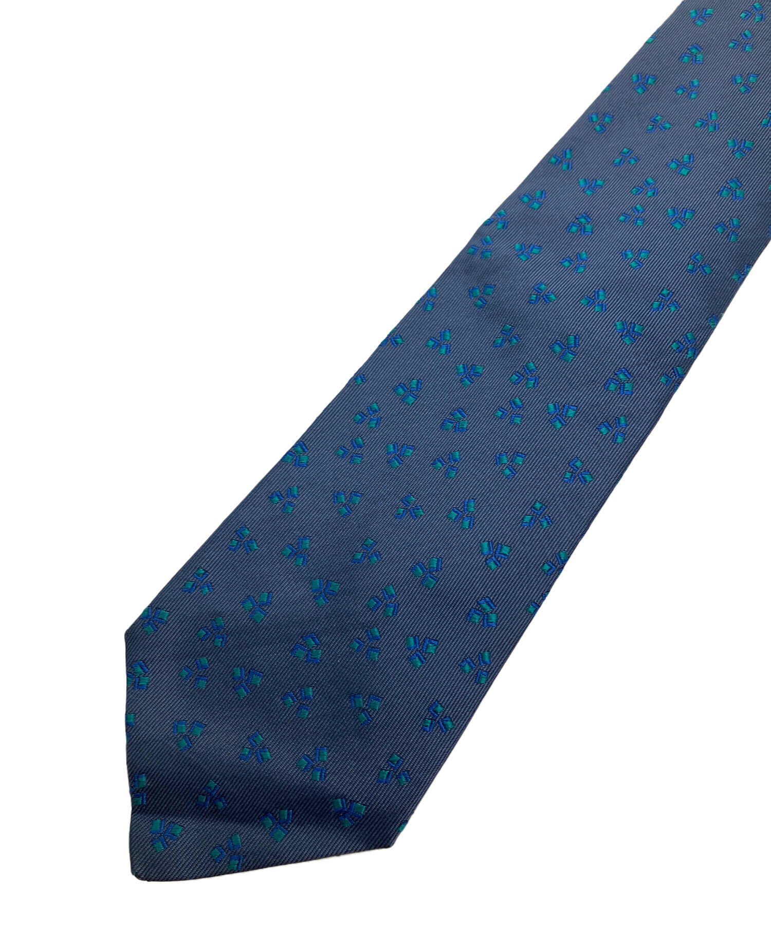 中古・古着通販】Charvet (シャルベ) シルクネクタイ ネイビー