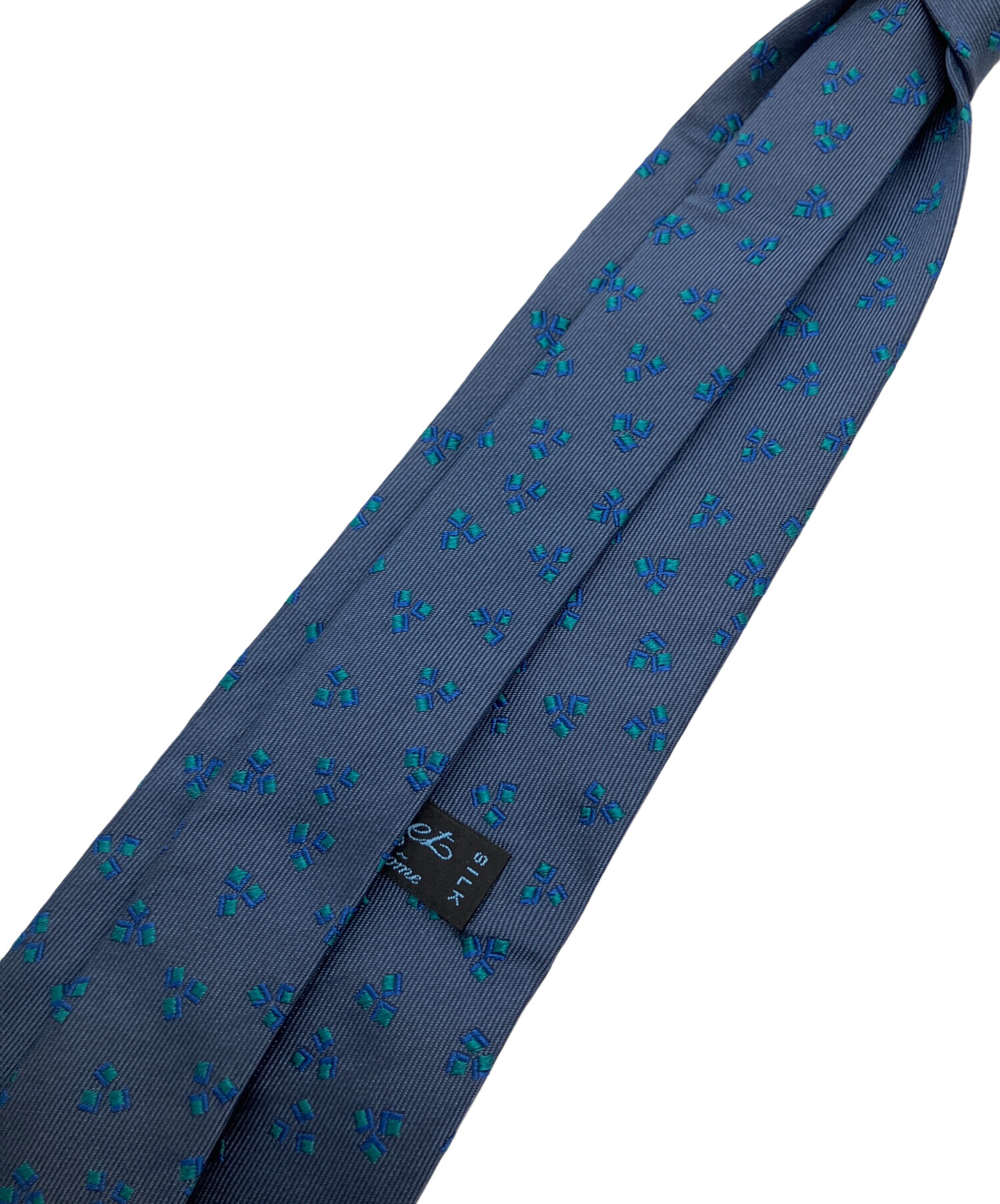 【Charvet】 ネイビー ネクタイ 中古・古着通販】Charvet (シャルベ) シルクネクタイ ネイビー