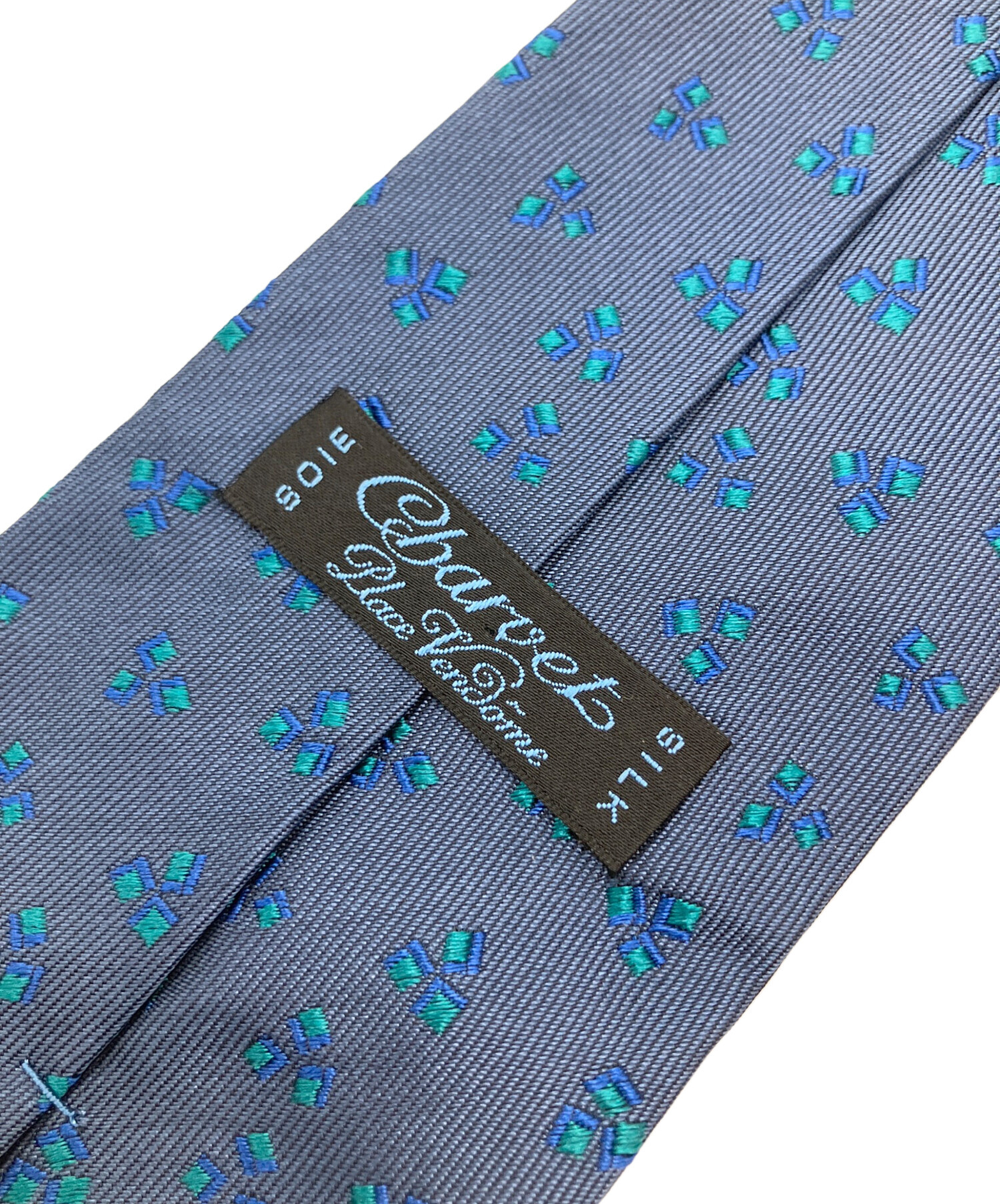 中古・古着通販】Charvet (シャルベ) シルクネクタイ ネイビー
