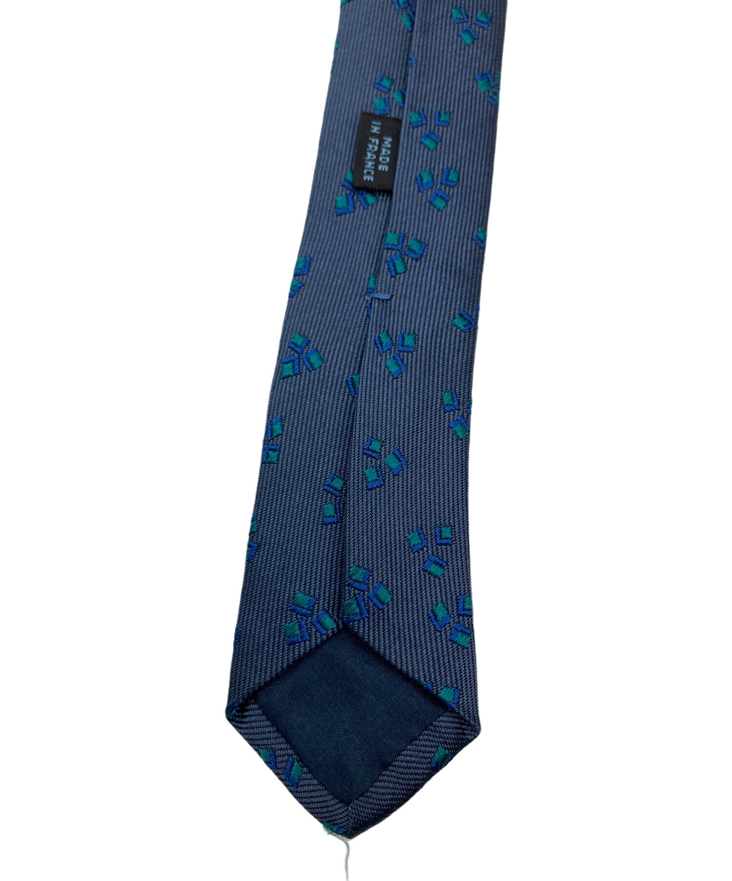 中古・古着通販】Charvet (シャルベ) シルクネクタイ ネイビー