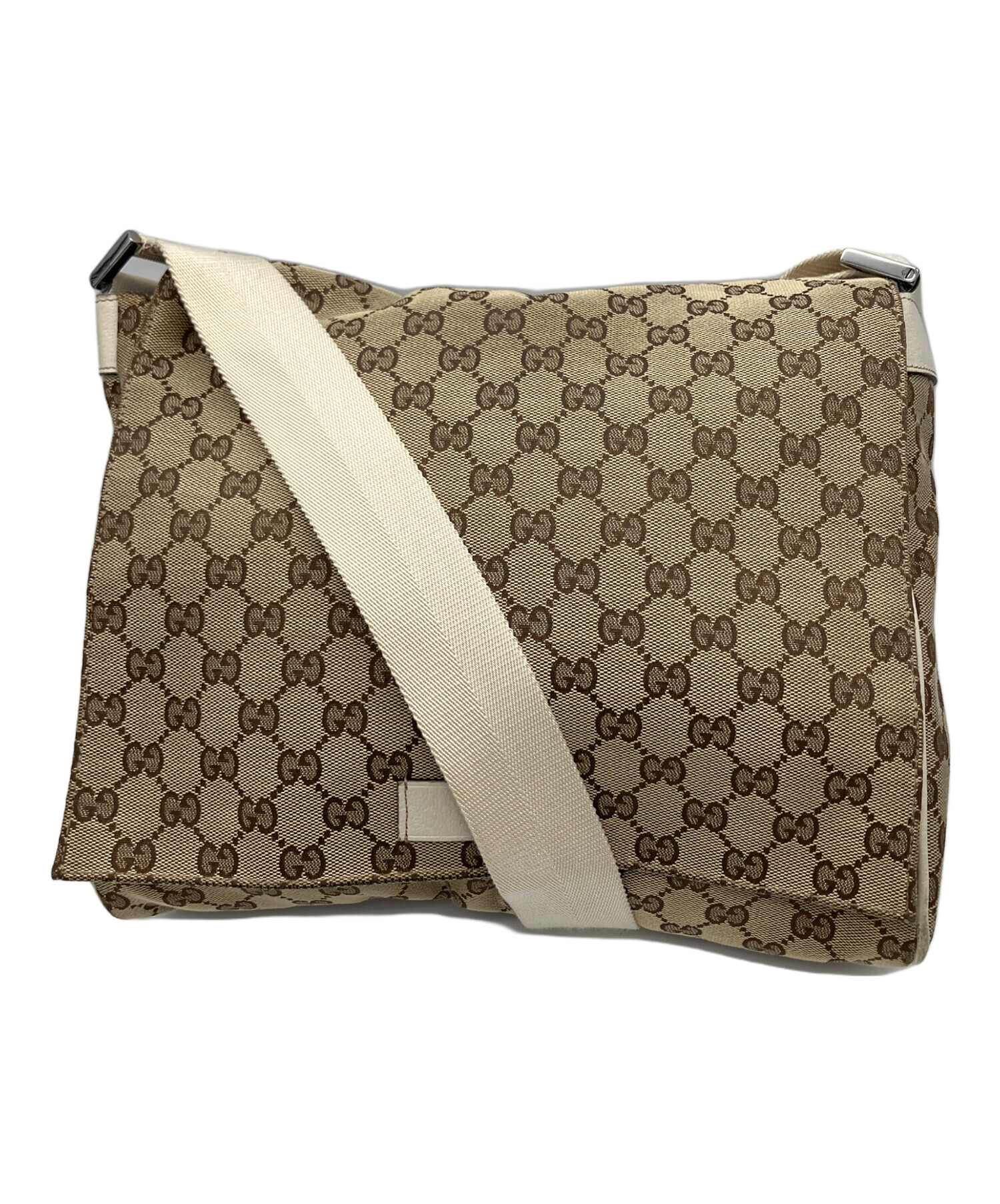 ☆ ☺︎ さま　専用　☆ 中古・古着通販】GUCCI (グッチ) メッセンジャーバッグ ベージュ