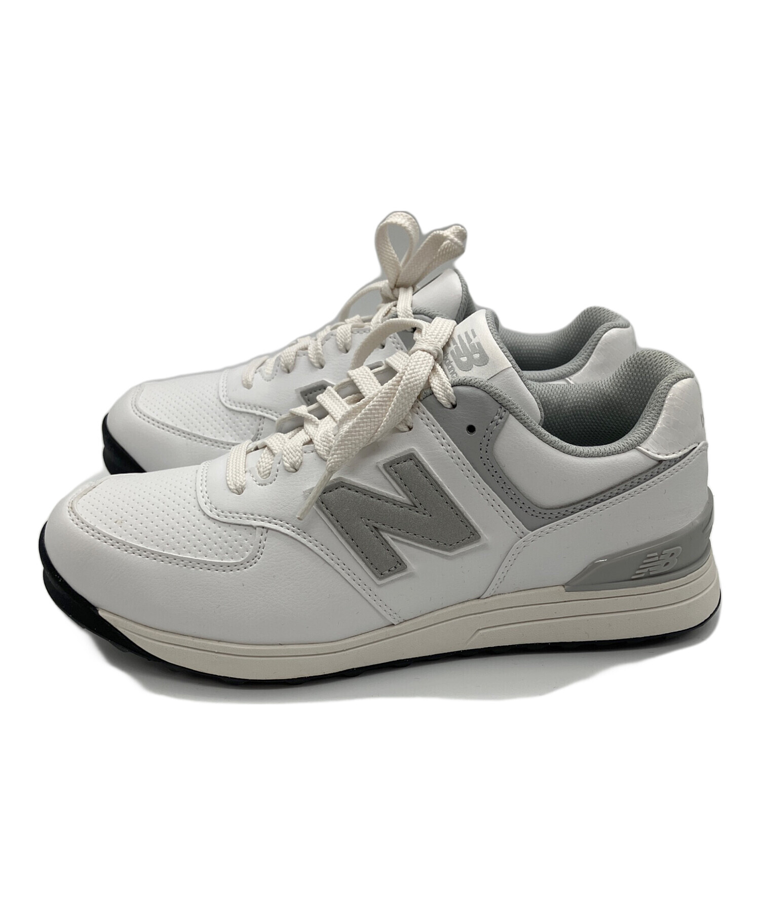 【中古】ニューバランスゴルフ574 ゴルフシューズ ダイヤル式 27cm 中古・古着通販】NEW BALANCE (ニューバランス) 574ゴルフシューズ