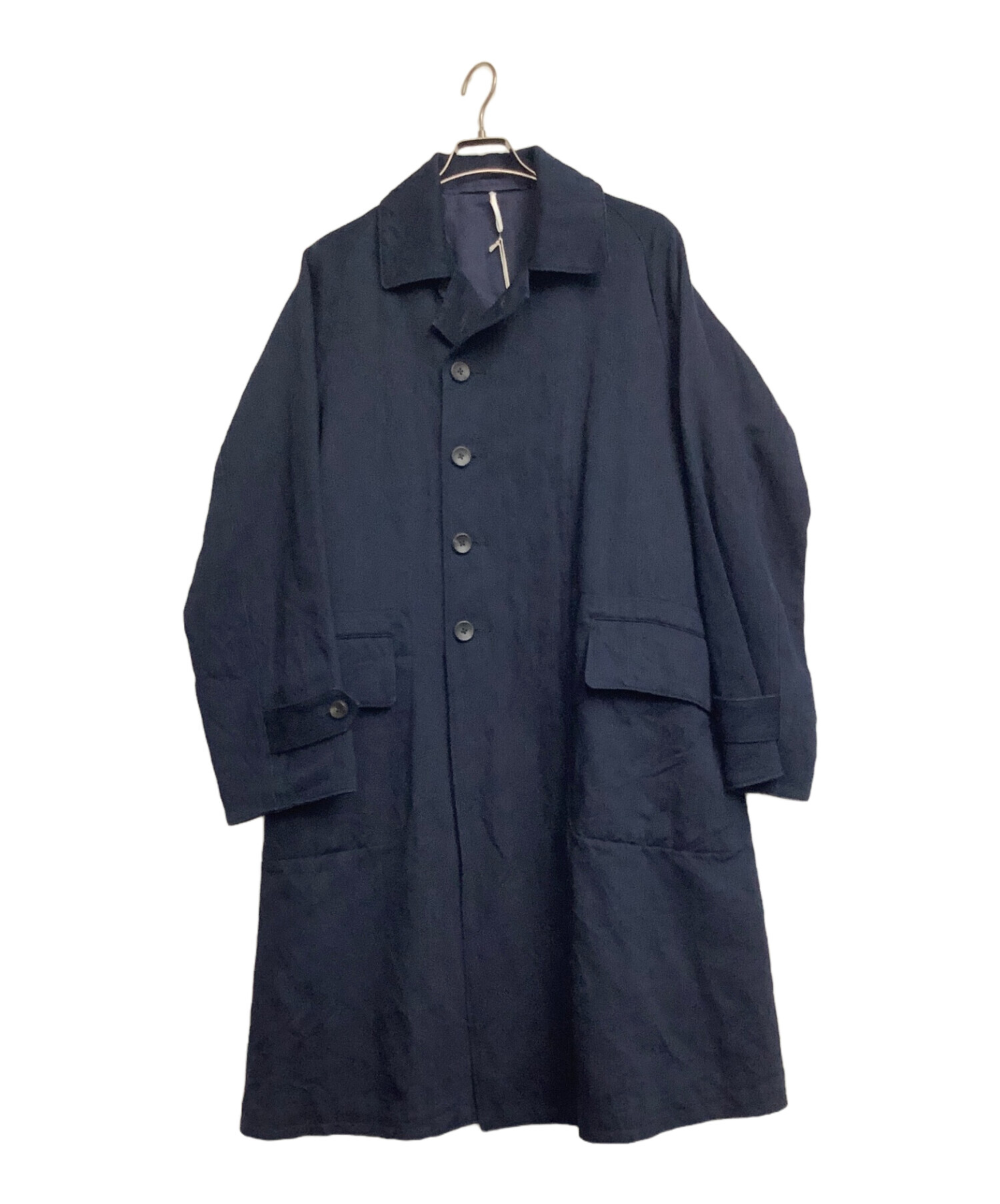 中古・古着通販】SUS-SOUS (シュス) コート インディゴ サイズ:表記:7
