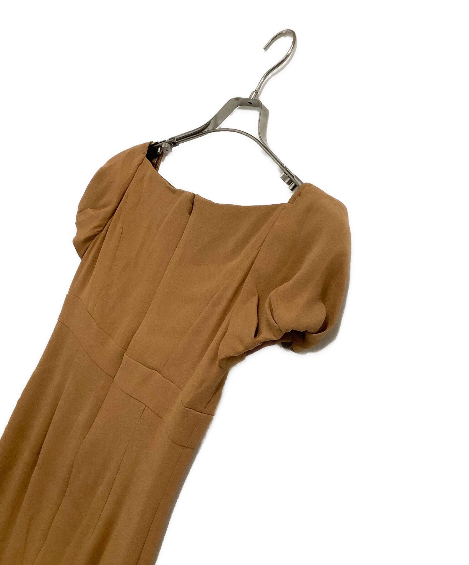 中古・古着通販】FOXEY (フォクシー) ワンピース ブラウン サイズ:38