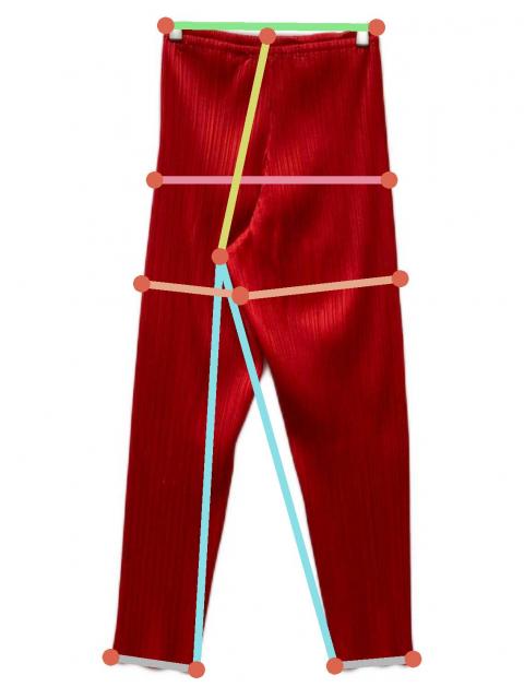 【少し訳あり】PLEATS PLEASE パンツ　サブリナ（濃い赤系ピンク） 1019008894480418_drawn.jpeg