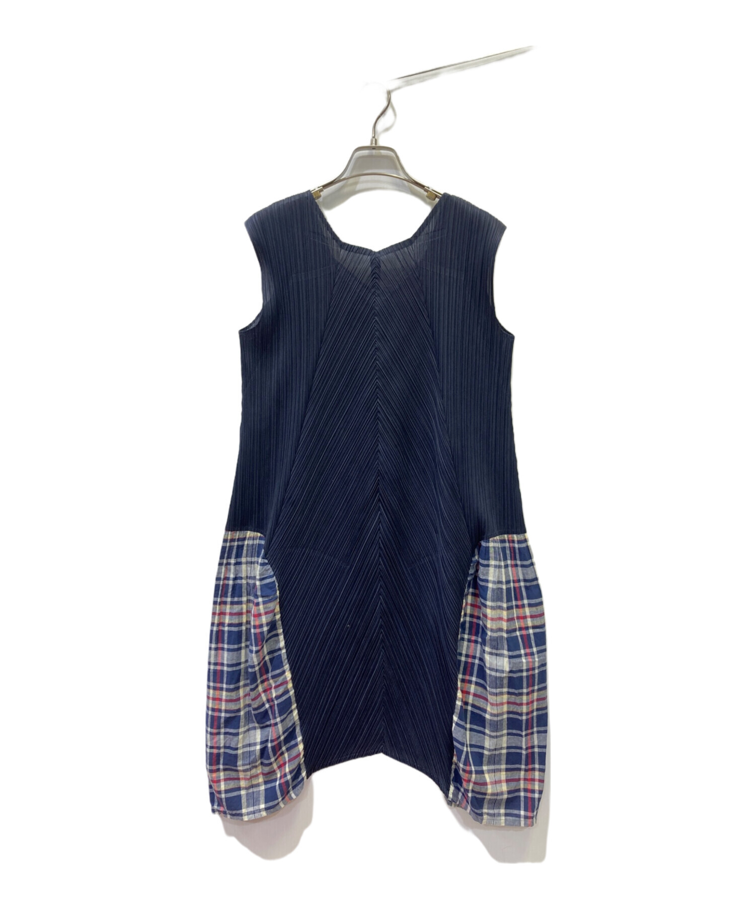 中古・古着通販】PLEATS PLEASE (プリーツプリーズ) ノースリーブ切替 