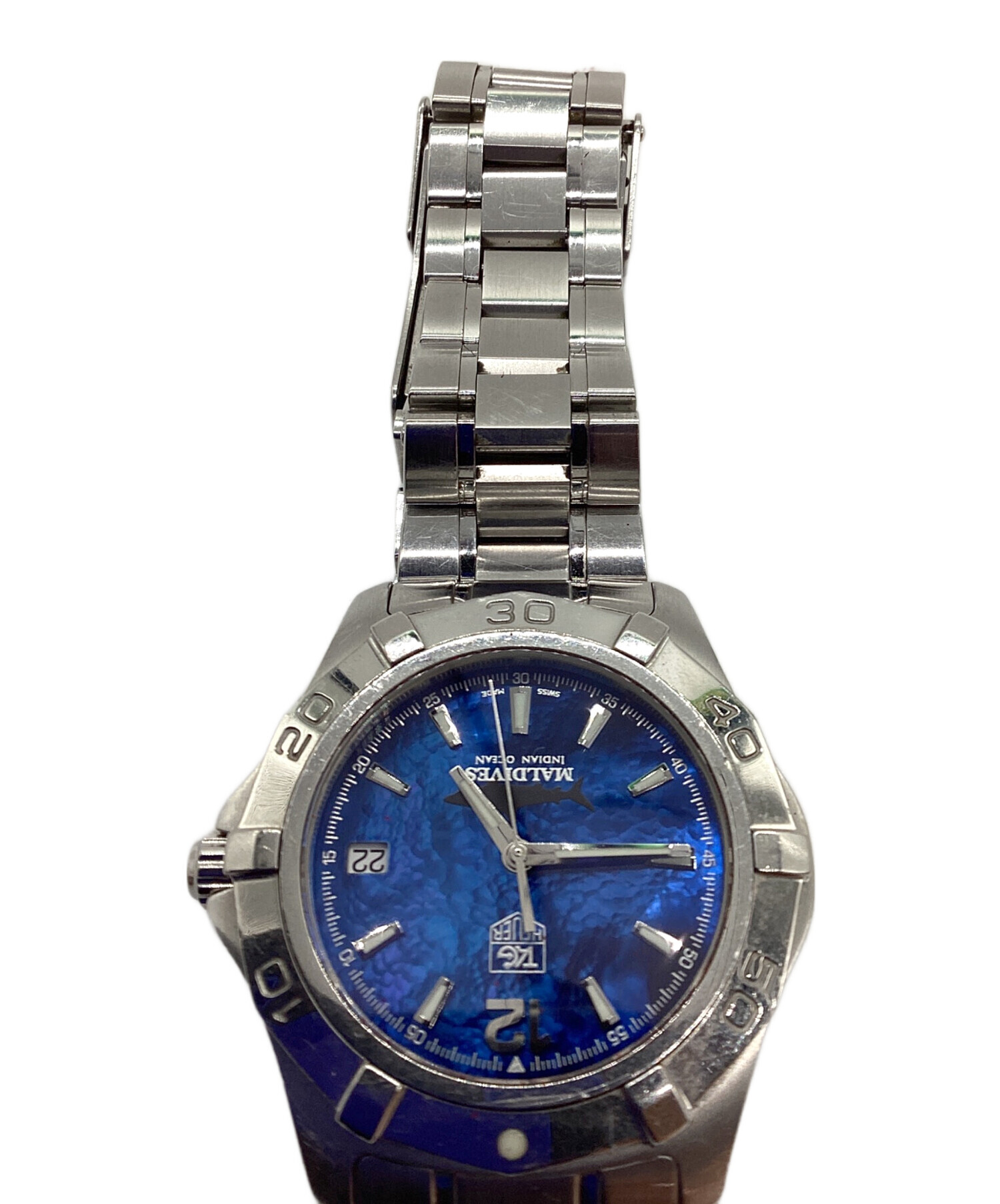 ジャンク　タグホイヤー腕時計 ネイビー 中古・古着通販】TAG Heuer (タグホイヤー) 腕時計 ブルー