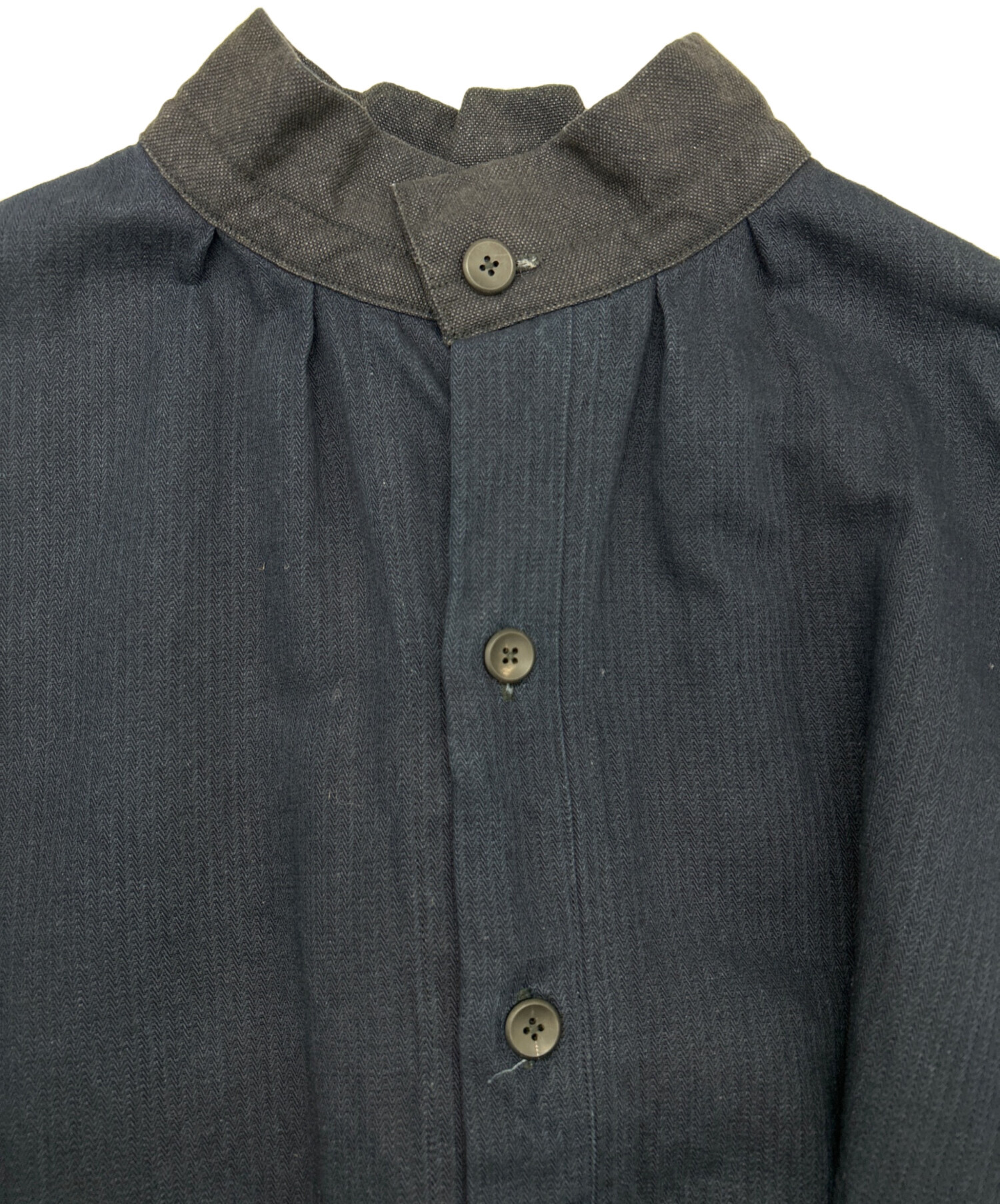 中古・古着通販】SUS-SOUS (シュス) ロングスモックグランパシャツ