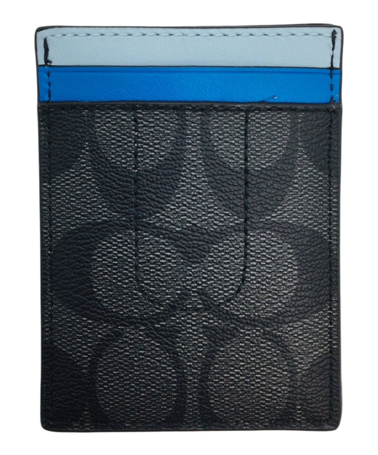 ⭐︎新品・未使用品⭐︎COACH MEN’S・カードケース 中古・古着通販】COACH (コーチ) カードケース ブルー×ブラック