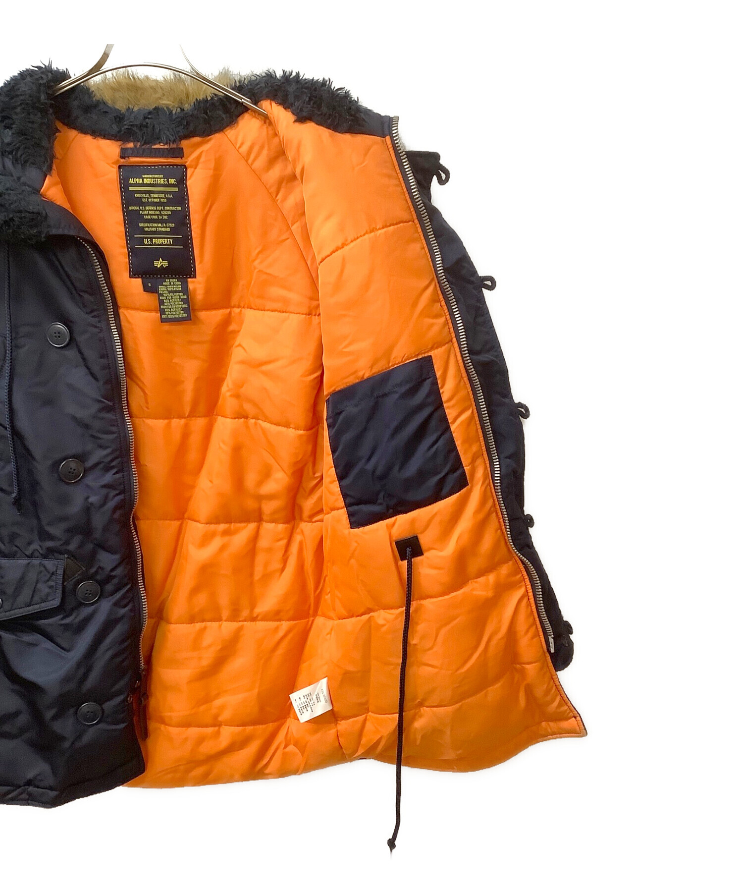 中古・古着通販】ALPHA (アルファ) N-3Bタイプコート ネイビー