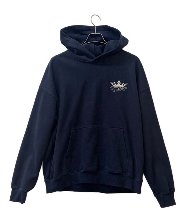中古・古着通販】9090 (9090) King Logo Hoodie ネイビー サイズ:L