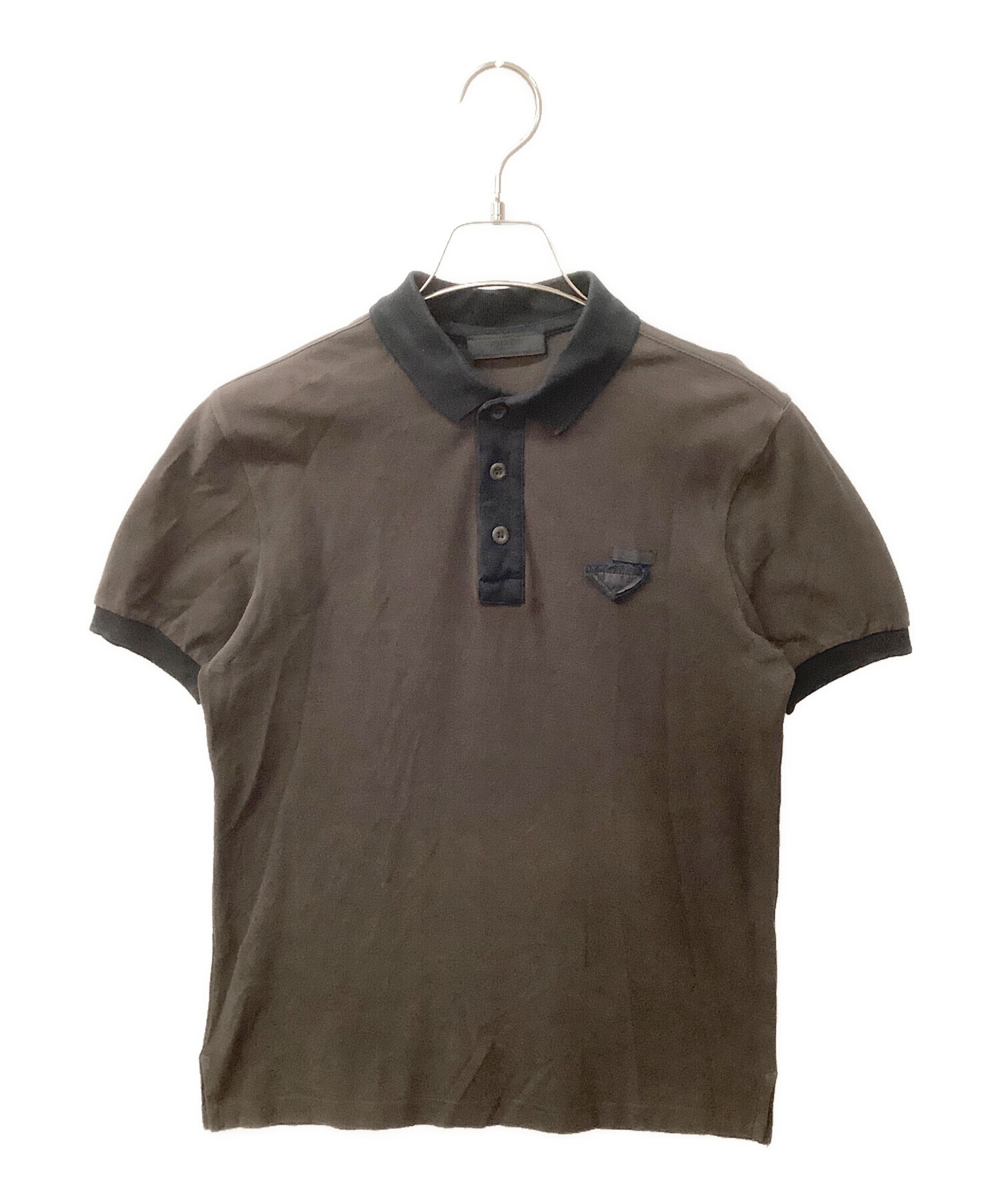 プラダ PRADA ポロシャツ 半袖 ロゴ トップス イタリア製 S ポロシャツ PRADA プラダ サイズS ポロシャツPRADA プラダ半袖S