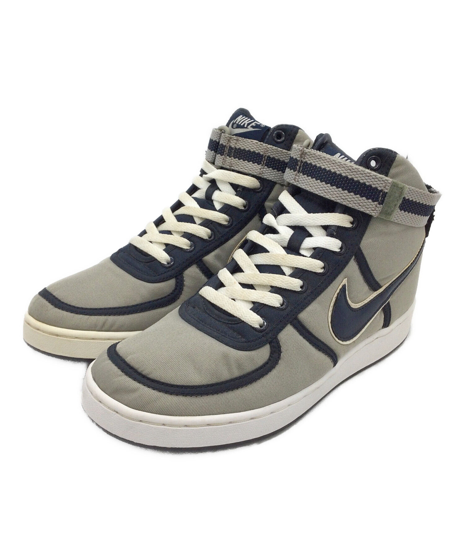 中古・古着通販】NIKE (ナイキ) VANDAL HI SUPREME ネイビー×グレー