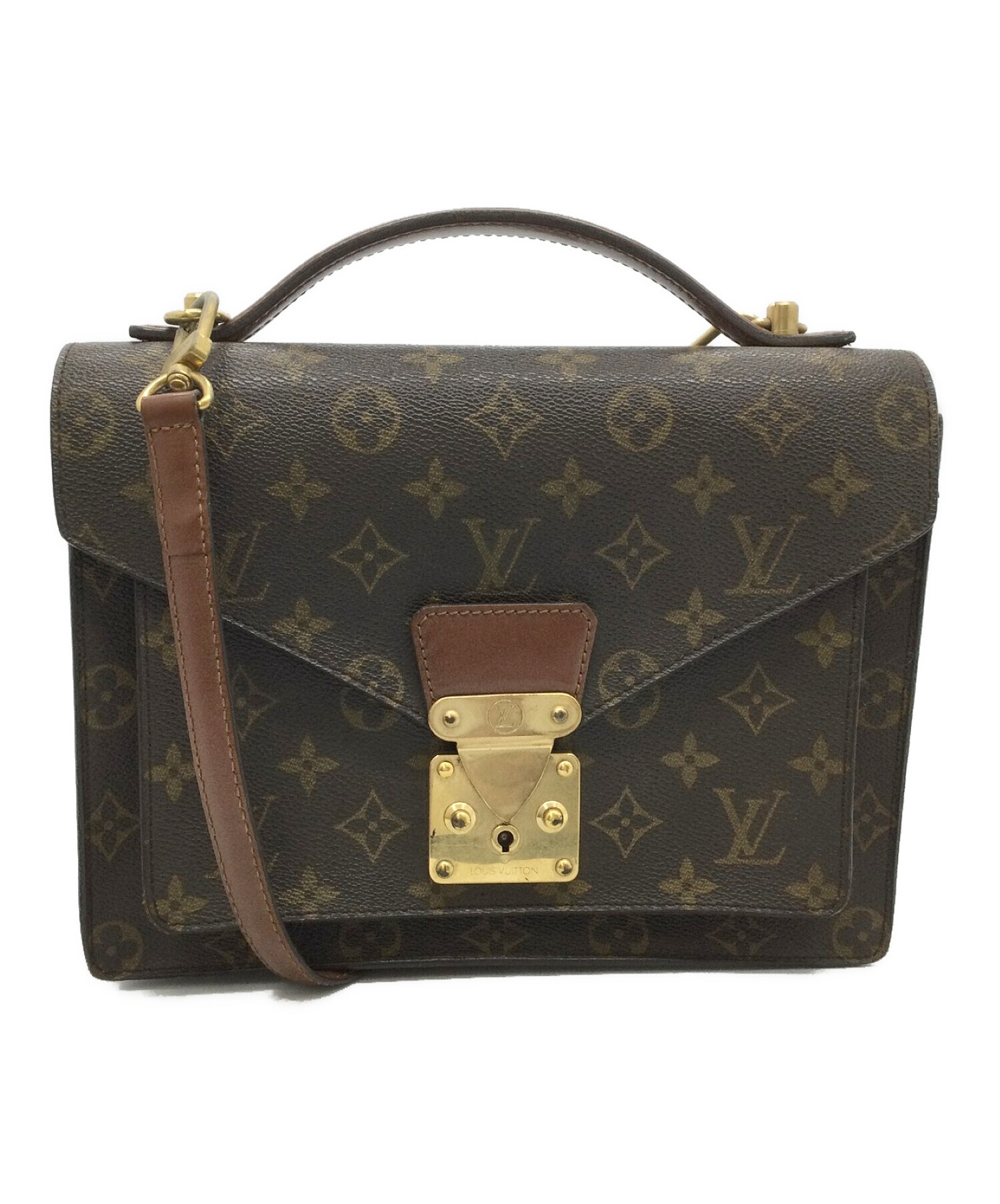 lyn　ルイ ヴィトン モンソー ハンドバッグ ショルダーバッグ 中古・古着通販】LOUIS VUITTON (ルイ ヴィトン) モンソー ショルダー