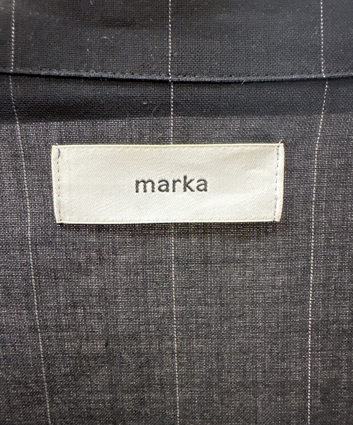 中古・古着通販】MARKA (マーカ) W.B SHIRT JACKET ブラック サイズ:S