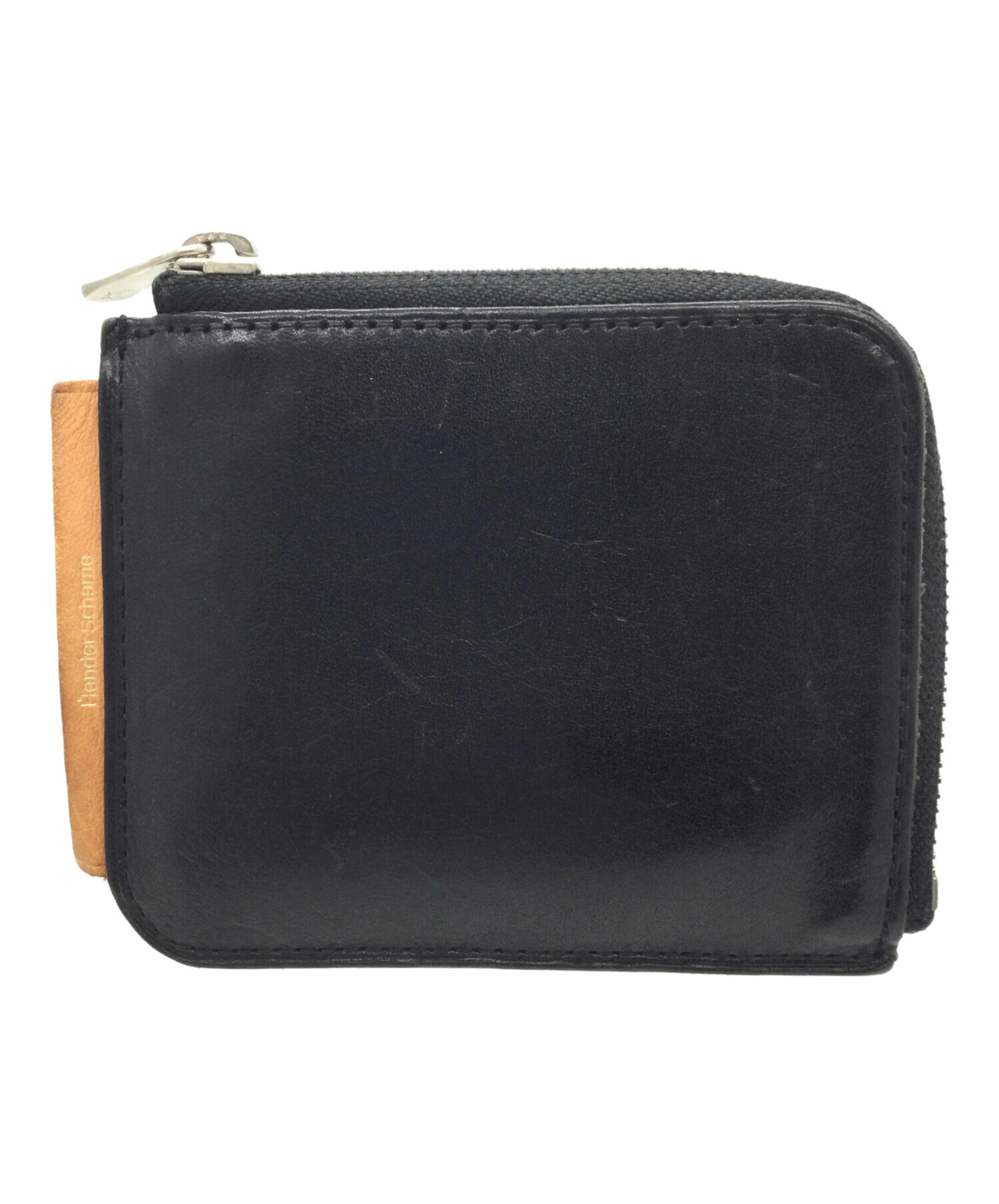 ⭐︎美中古⭐︎ Hender scheme エンダースキーマ 財布 BLACK 中古・古着通販】HENDER SCHEME (エンダースキーマ) レザーL字ジップ