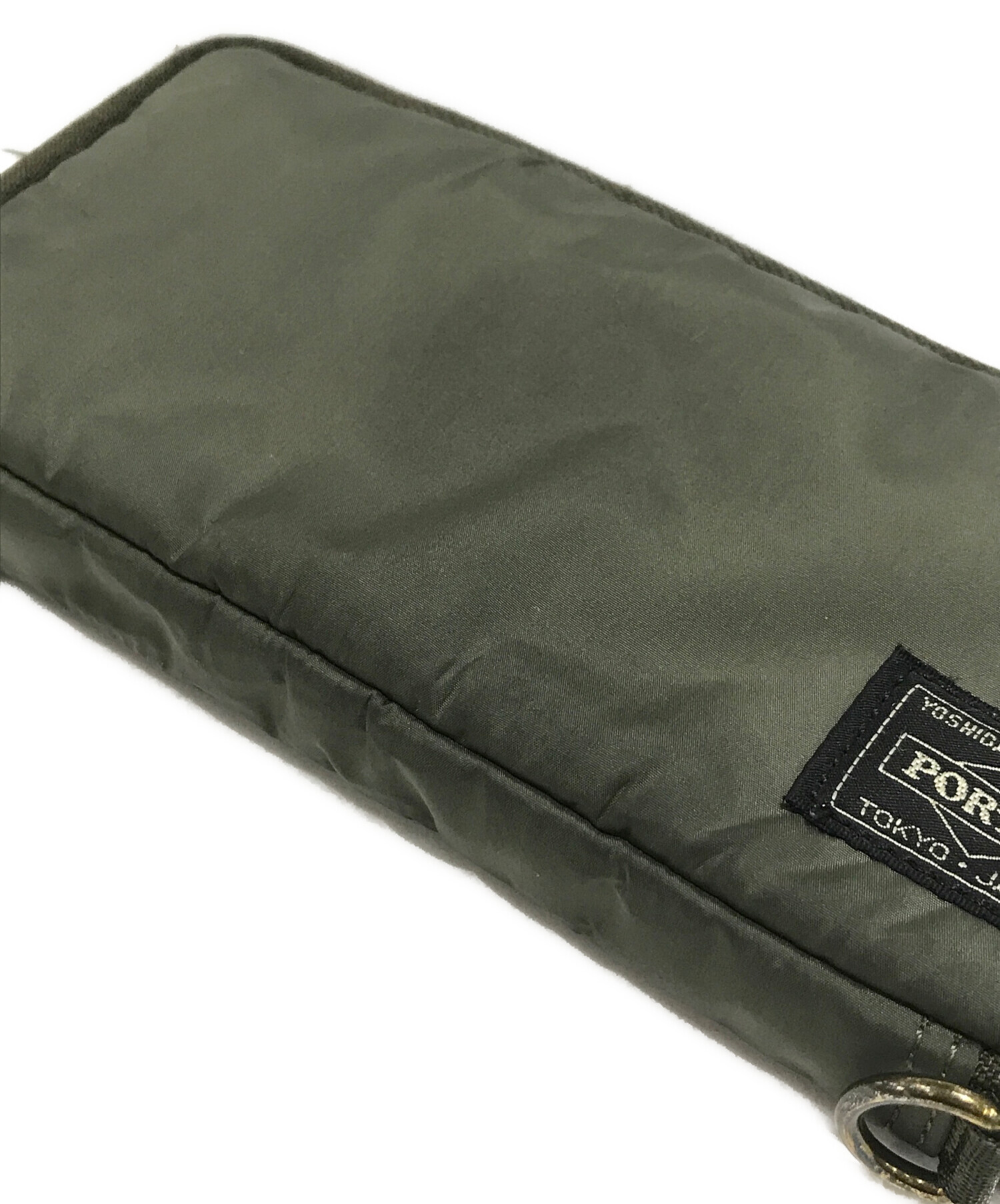 PORTER ポーターリバティーロングウォレット　カーキー　完売品 中古・古着通販】PORTER (ポーター) リバティ ロングウォレット カーキ