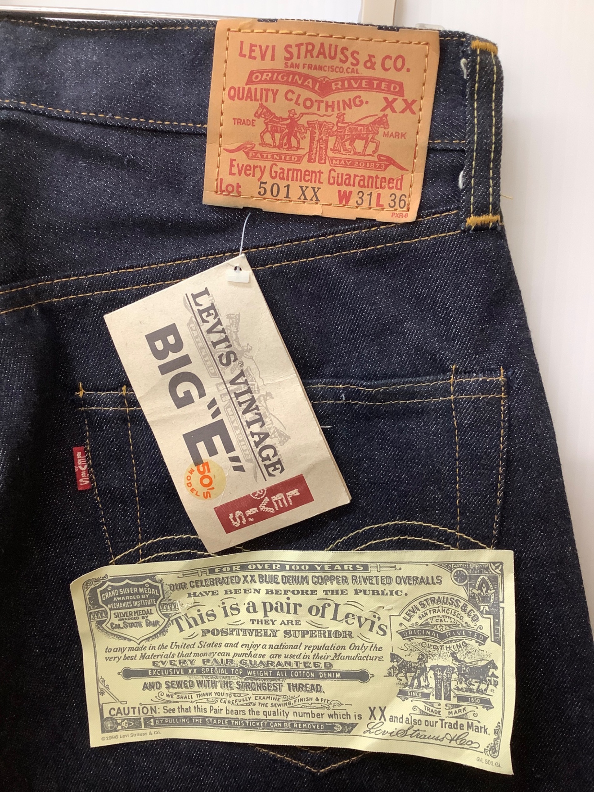 中古・古着通販】LEVI'S (リーバイス) 90s 501XX 復刻 デニムパンツ
