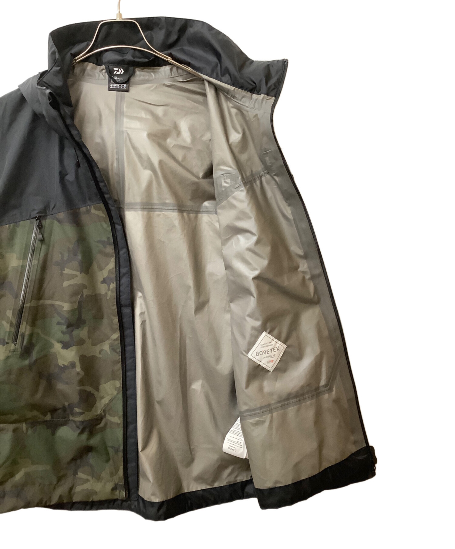 中古・古着通販】DAIWA (ダイワ) レインウェアセットアップ ブラック