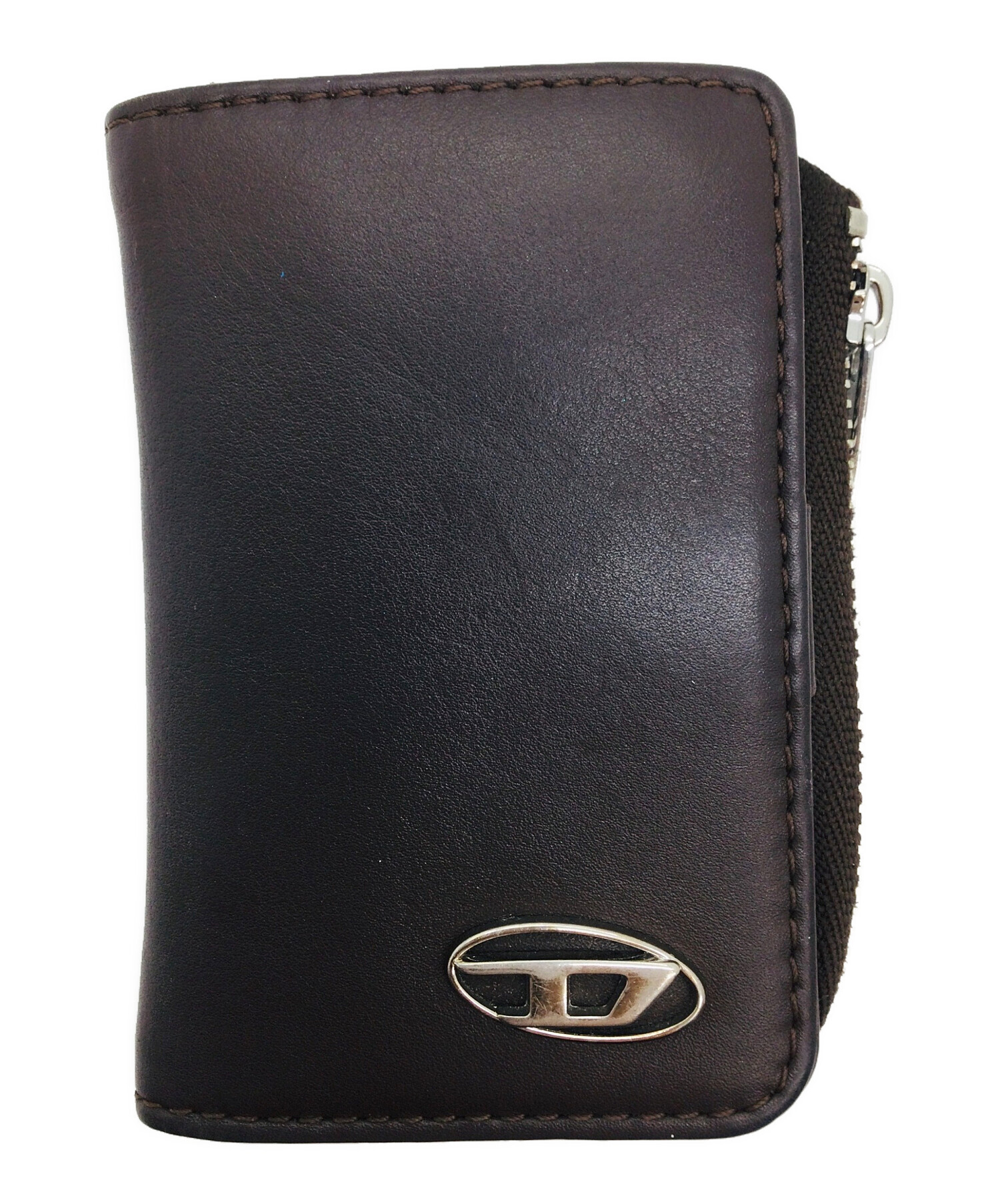中古・古着通販】DIESEL (ディーゼル) LEATHER KEYCASE ブラウン