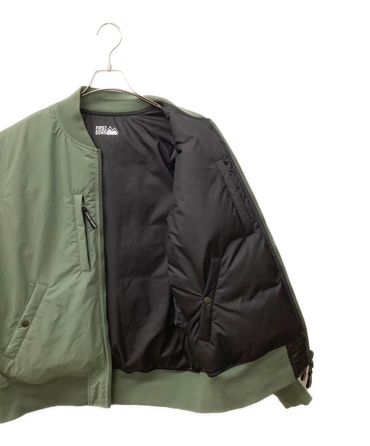 中古・古着通販】FIRST DOWN (ファーストダウン) リバーシブルダウン