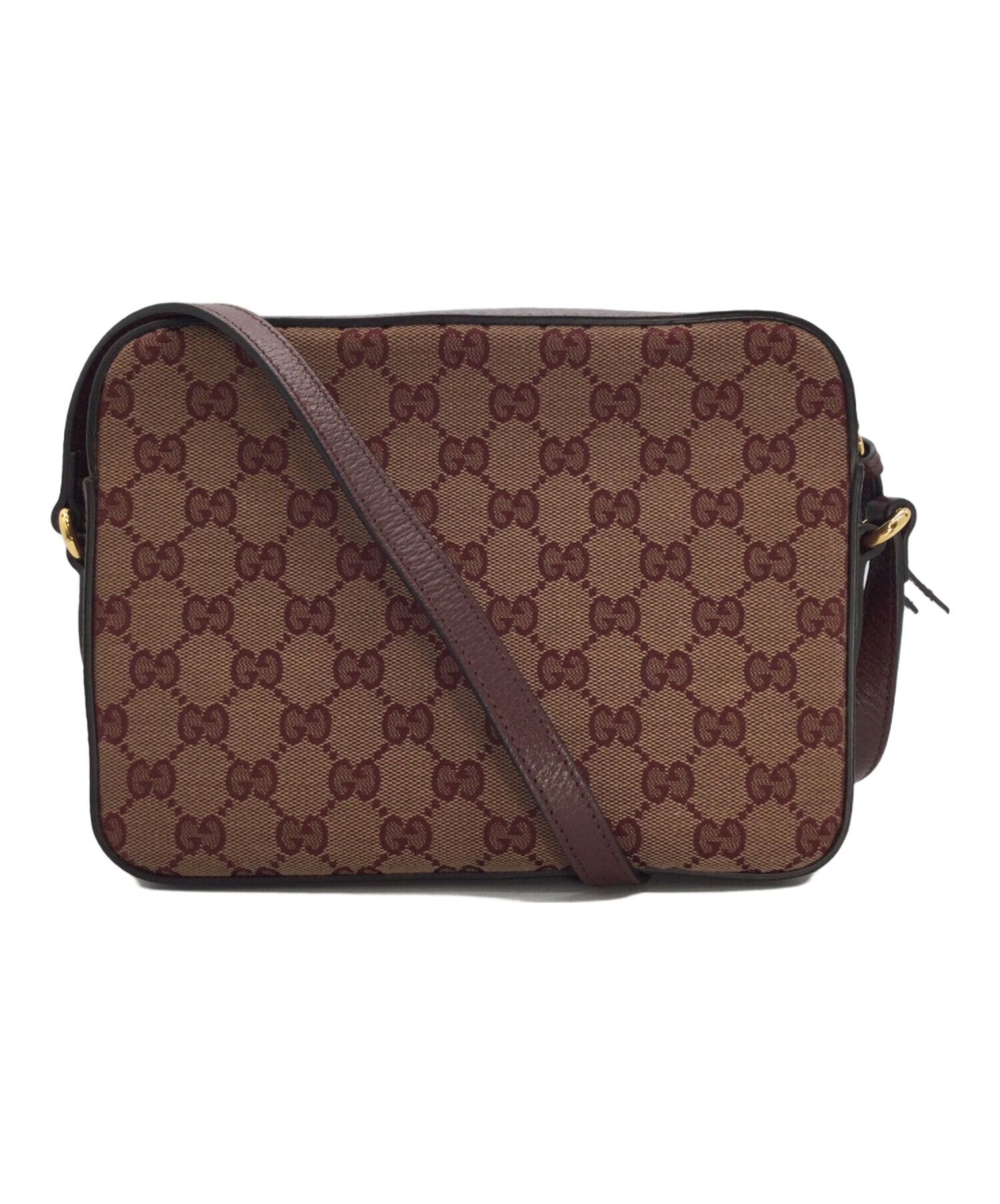 GUCCI ウェブビーコン ショルダーバッグ 中古・古着通販】GUCCI (グッチ) GGキャンバス ホースビット1955