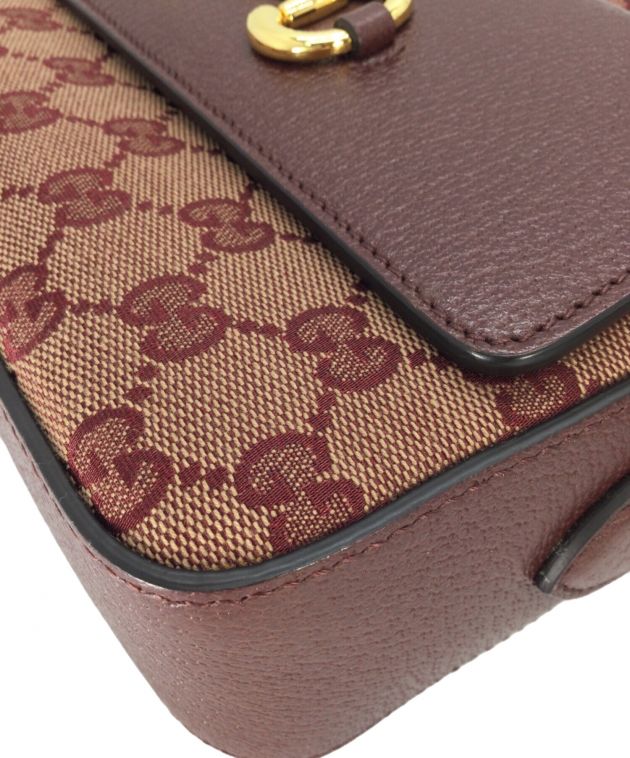 中古・古着通販】GUCCI (グッチ) GGキャンバス ホースビット1955