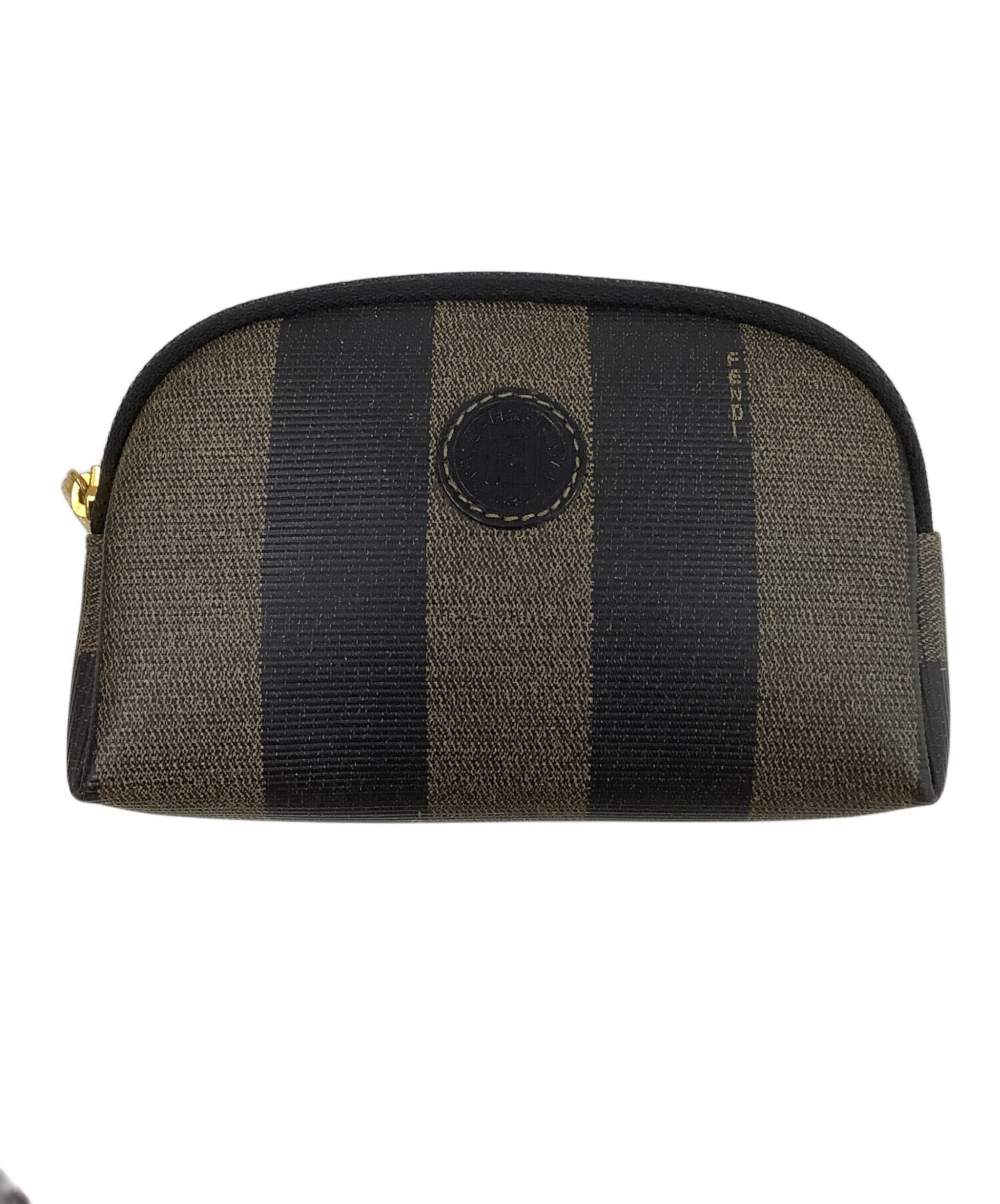 中古・古着通販】FENDI (フェンディ) ポーチ ブラウン×ブラック