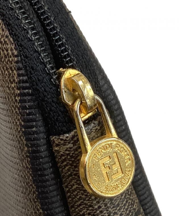 中古・古着通販】FENDI (フェンディ) ポーチ ブラウン×ブラック